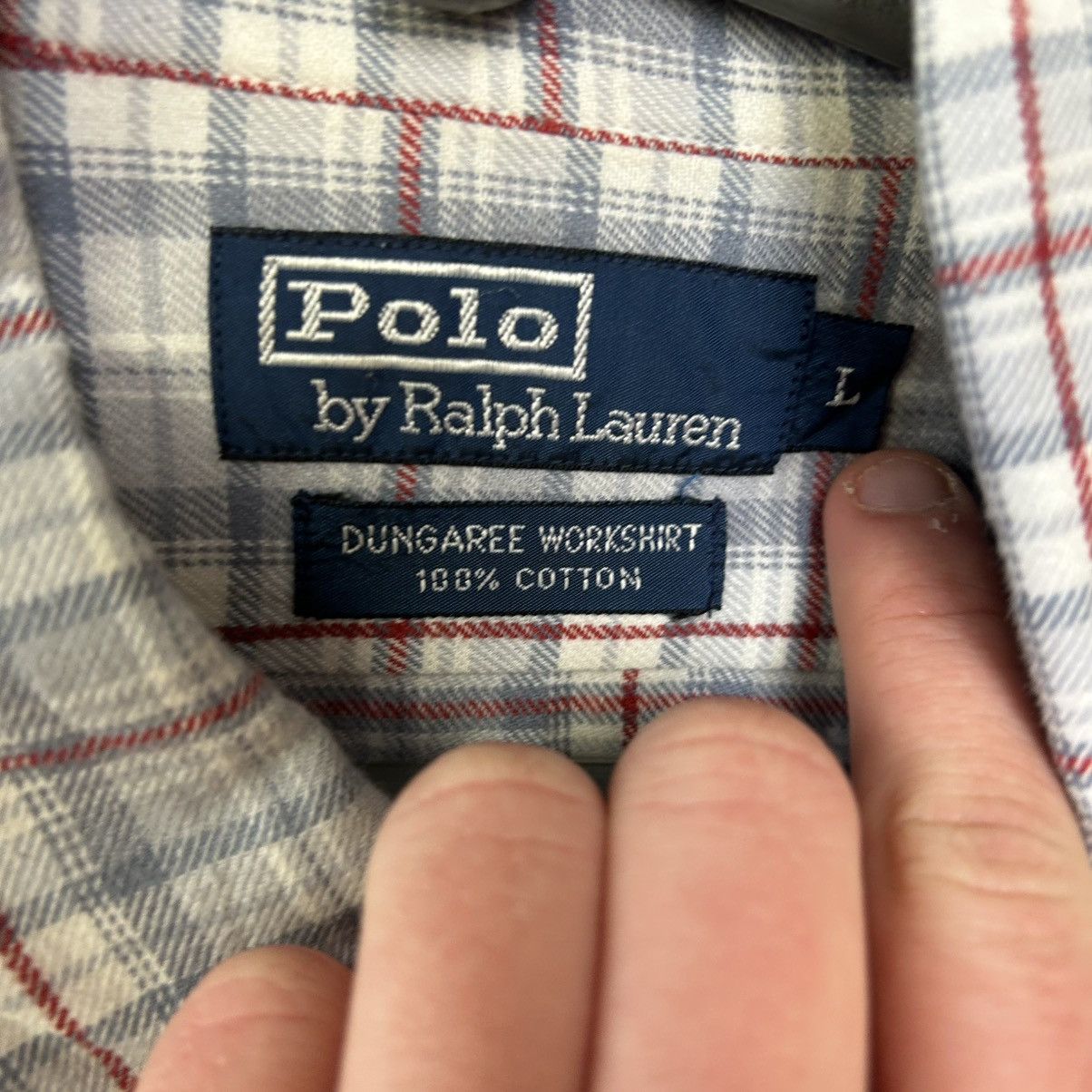 Polo Ralph Lauren Vintage Polo Ralph Lauren 90’s america style overshirt Size US L / EU 52-54 / 3 - 5 Thumbnail