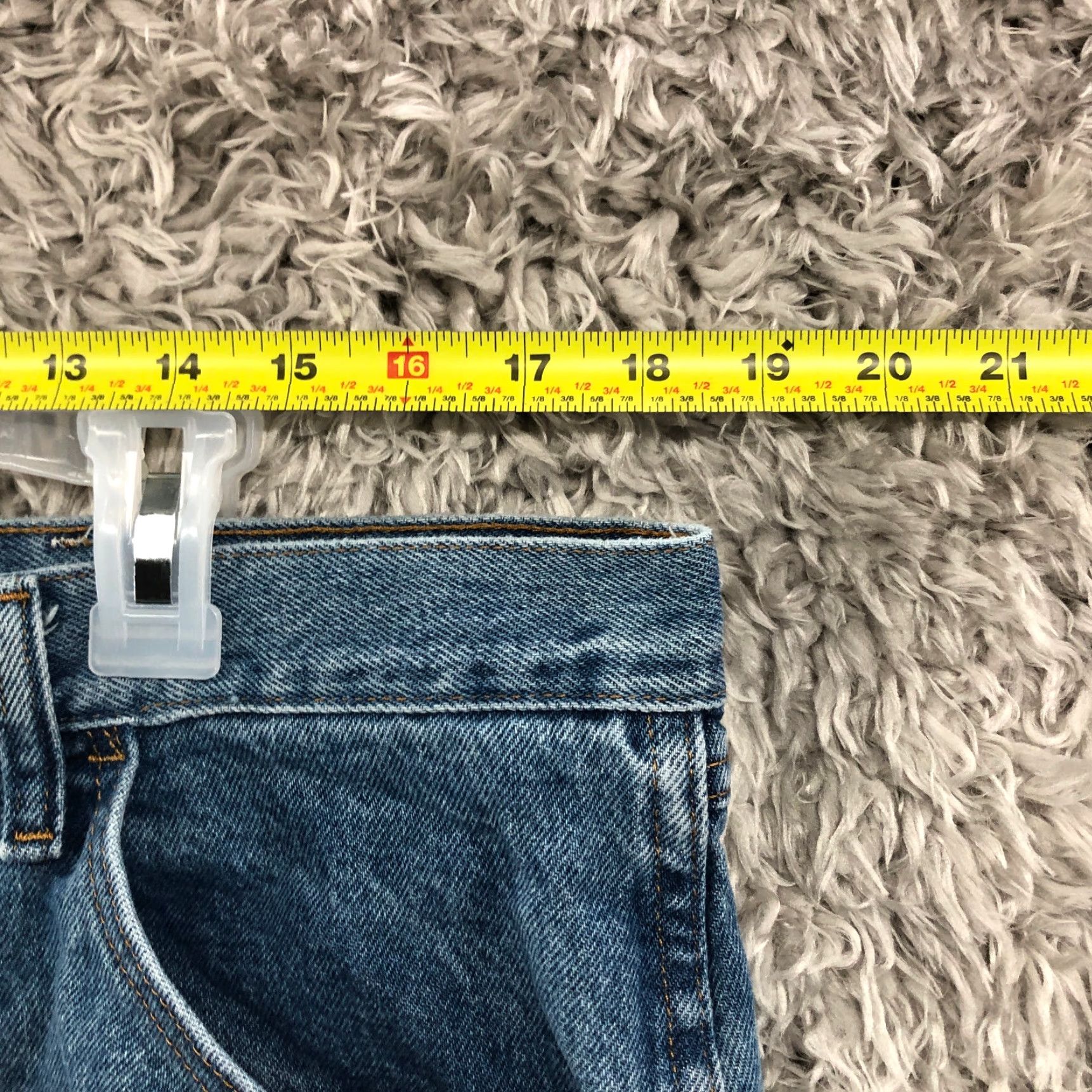 Denime Rustler Jeans 38x29 Men Mid Rise Straight Blue Denim 5-Pocket Regular 38 in Dark Wash Blue Jeans Mens Size US 38 / EU 54 - 2 Thumbnail