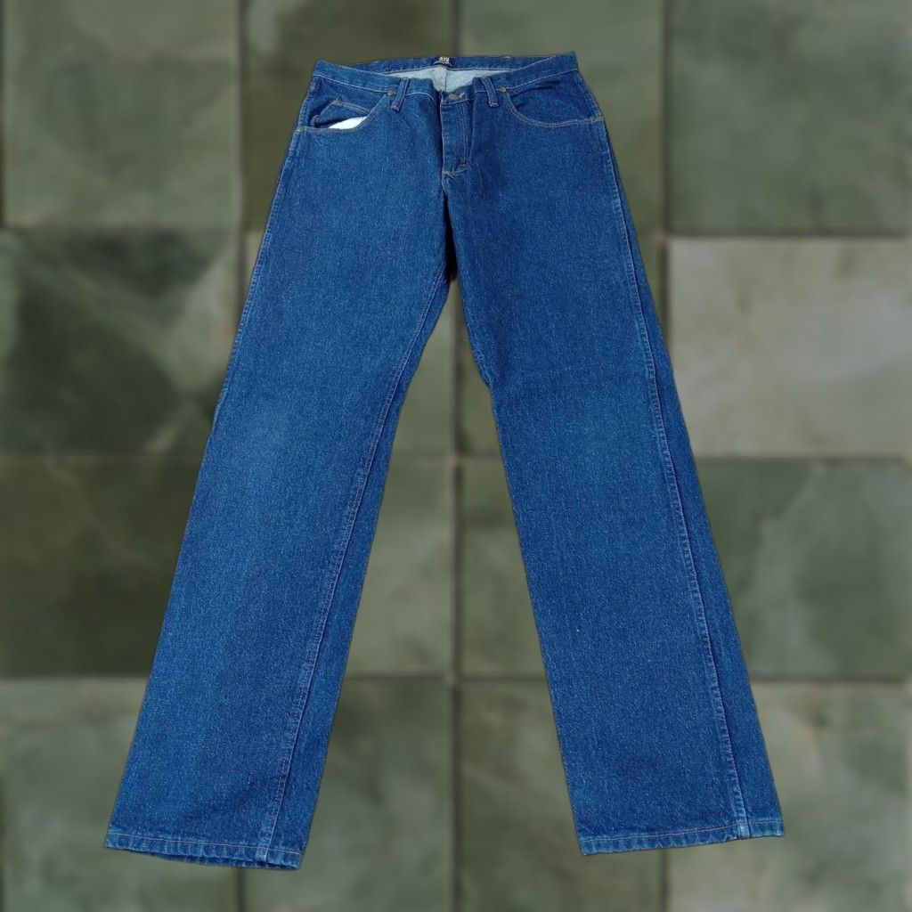 Wrangler Wrangler Jeans Mens 35x36 Blue Regular Fit Straight Leg 5 Pocket Denim NWT 47MWZPW Size US 35 - 1 Thumbnail