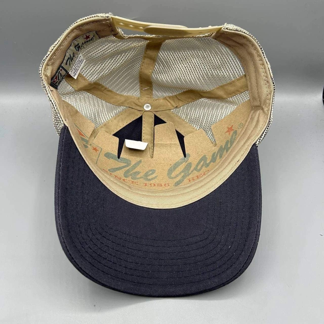The Game Vintage SMU Mustangs NCAA Trucker Hat Men The Game Snap Back Size ONE SIZE - 2 Thumbnail