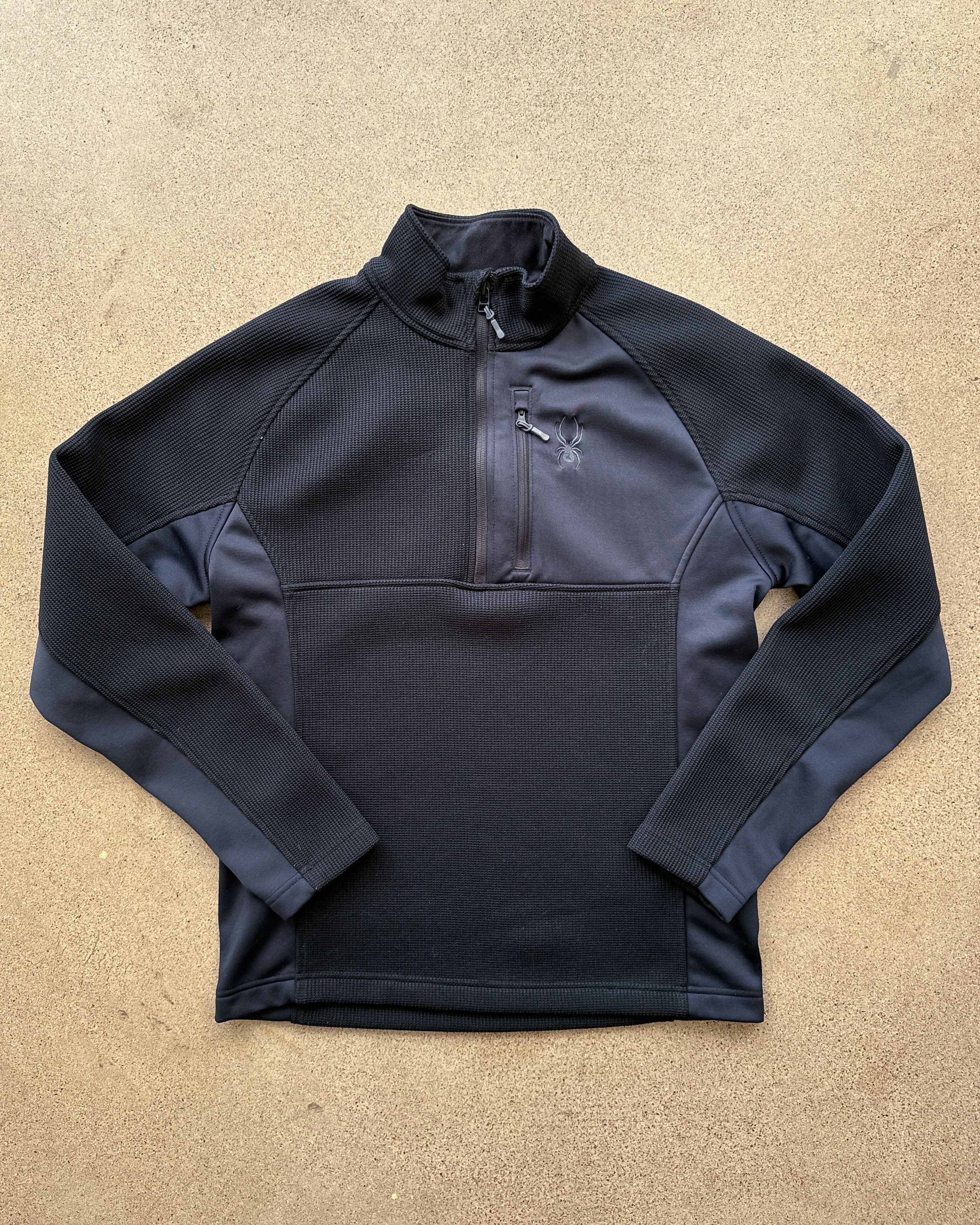 Spyder Spyder Jacket Black Quarter Zip Men's M Gait Gorpcore Size US M / EU 48-50 / 2 - 1 Thumbnail