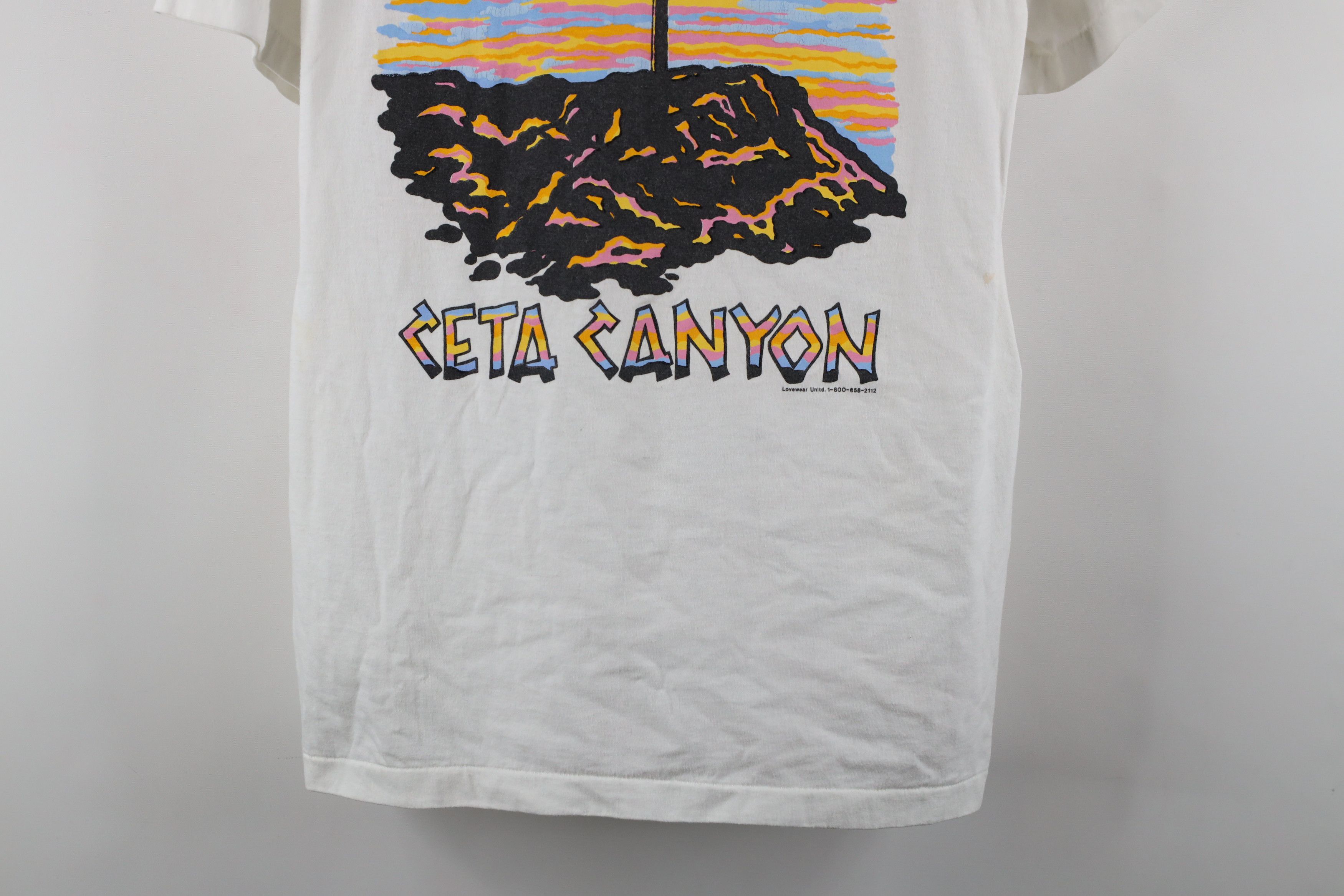 Vintage Vintage 90s Cross Jesus Ceta Canyon Short Sleeve T-Shirt Size US M / EU 48-50 / 2 - 3 Thumbnail