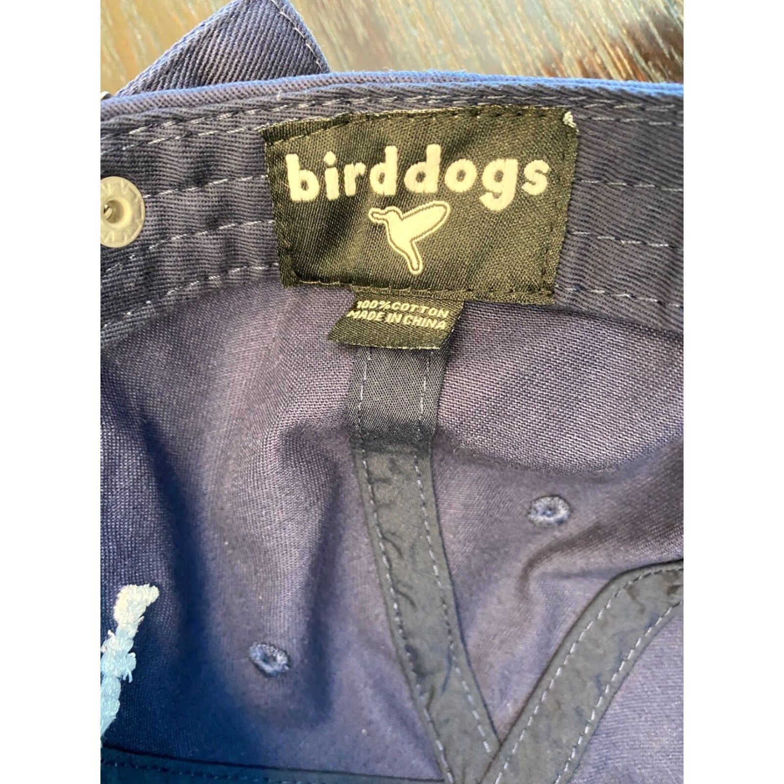 Vintage Bird Dogs Hat Cap Mens One Size Blue Twill Adjustable Baseball Cap - Casual Travel Workwear Size ONE SIZE - 7 Thumbnail