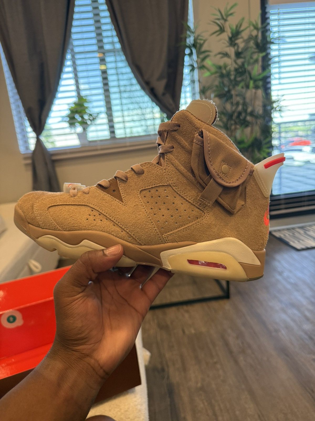 Jordan Brand × Travis Scott Travis Scott x Air Jordan 6 Retro ‘British Khaki’ Size US 11 / EU 44 - 8 Thumbnail