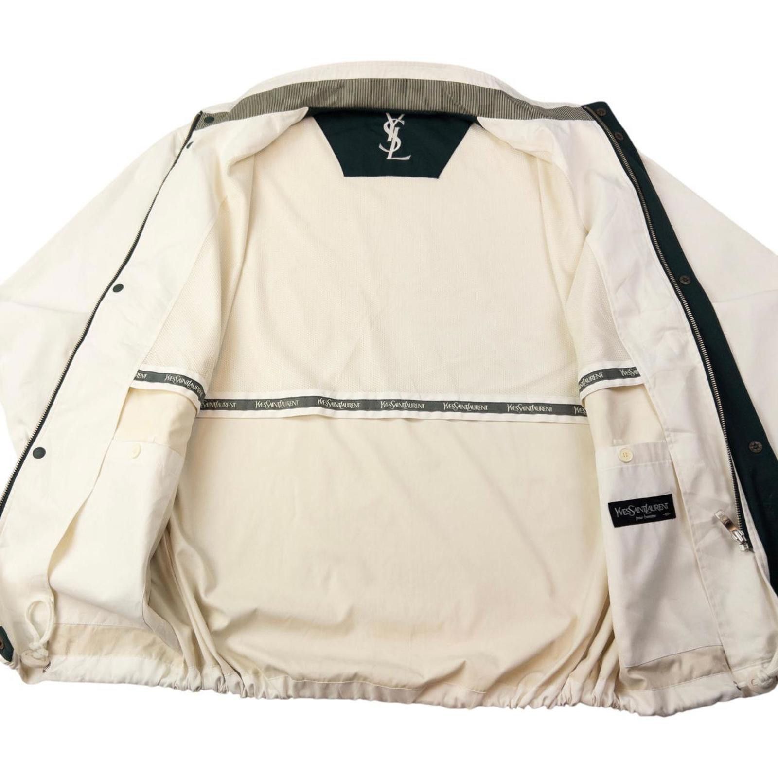 Yves Saint Laurent Vintage YSL Yves Saint Laurent Zip Up Jacket Size L Size US L / EU 52-54 / 3 - 4 Thumbnail