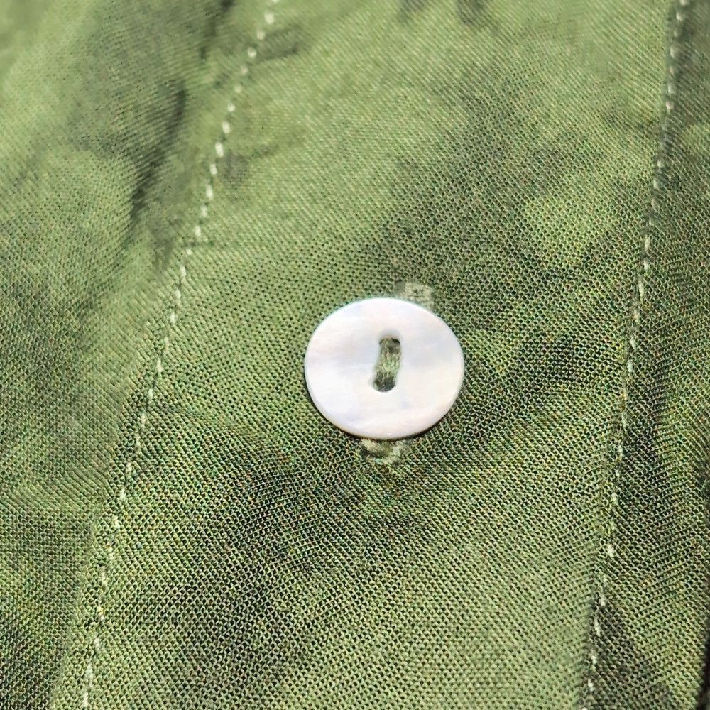 Other Khush Sz S Forest Green Casual Button Down Over Shirt Size S / US 4 / IT 40 - 6 Thumbnail