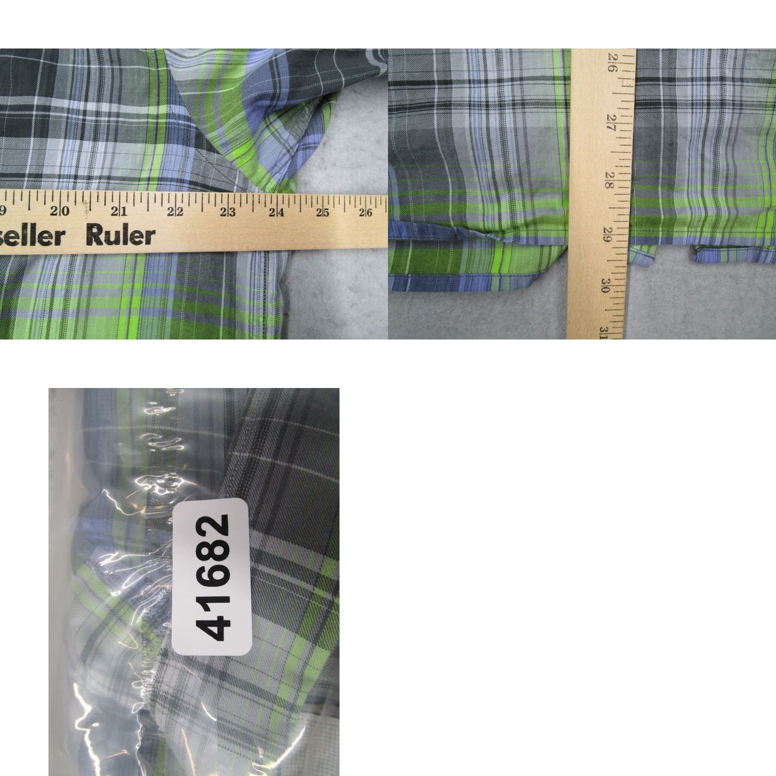 Tommy Bahama VINTAGE Tommy Bahama Men's Shirt XL Gray Plaid Long Sleeve Button-Up Casual Lifestyle Size US XL / EU 56 / 4 - 8 Thumbnail