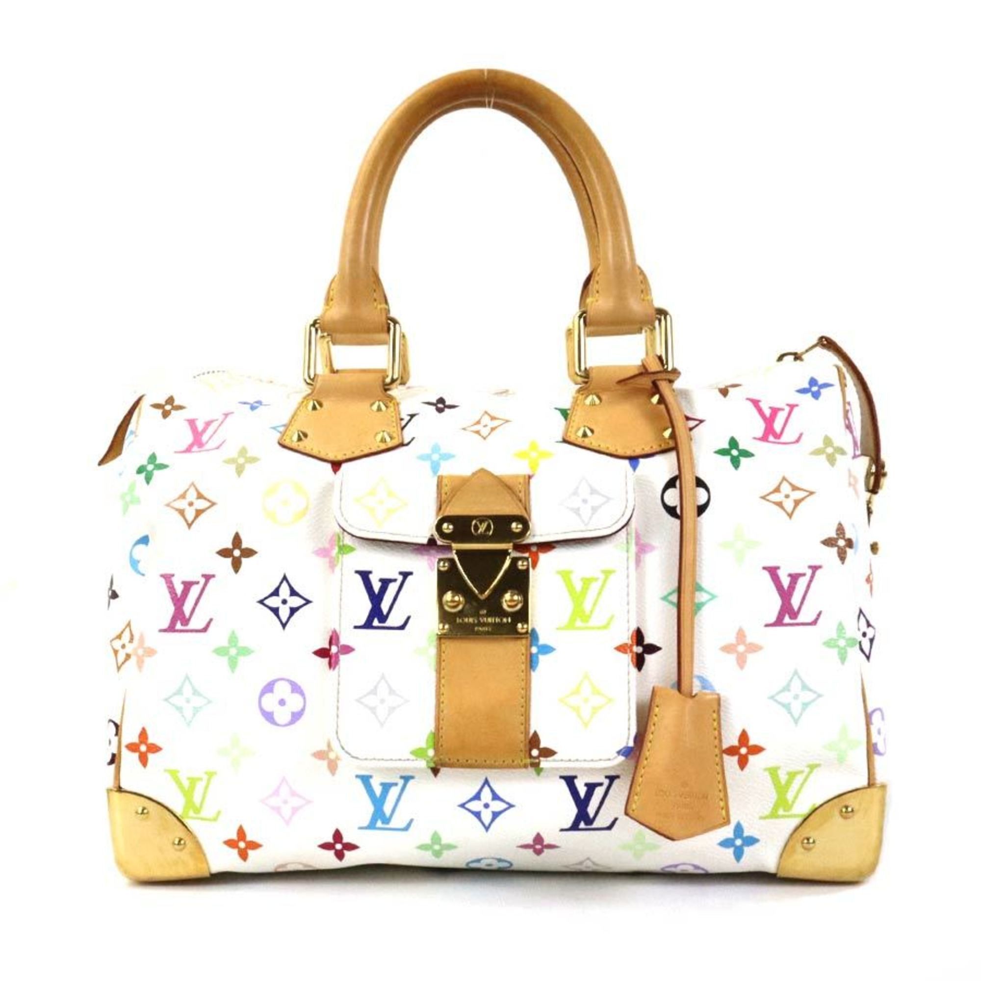 Louis Vuitton Multicolor Speedy 30 Handbag M92643 Bron PVC