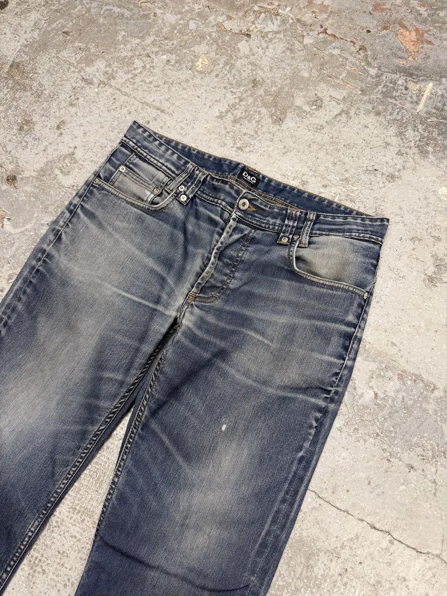 Dolce & Gabbana 2000s Dolce & Gabbana Blue Faded Denim Jeans Size US 32 / EU 48 - 7 Thumbnail