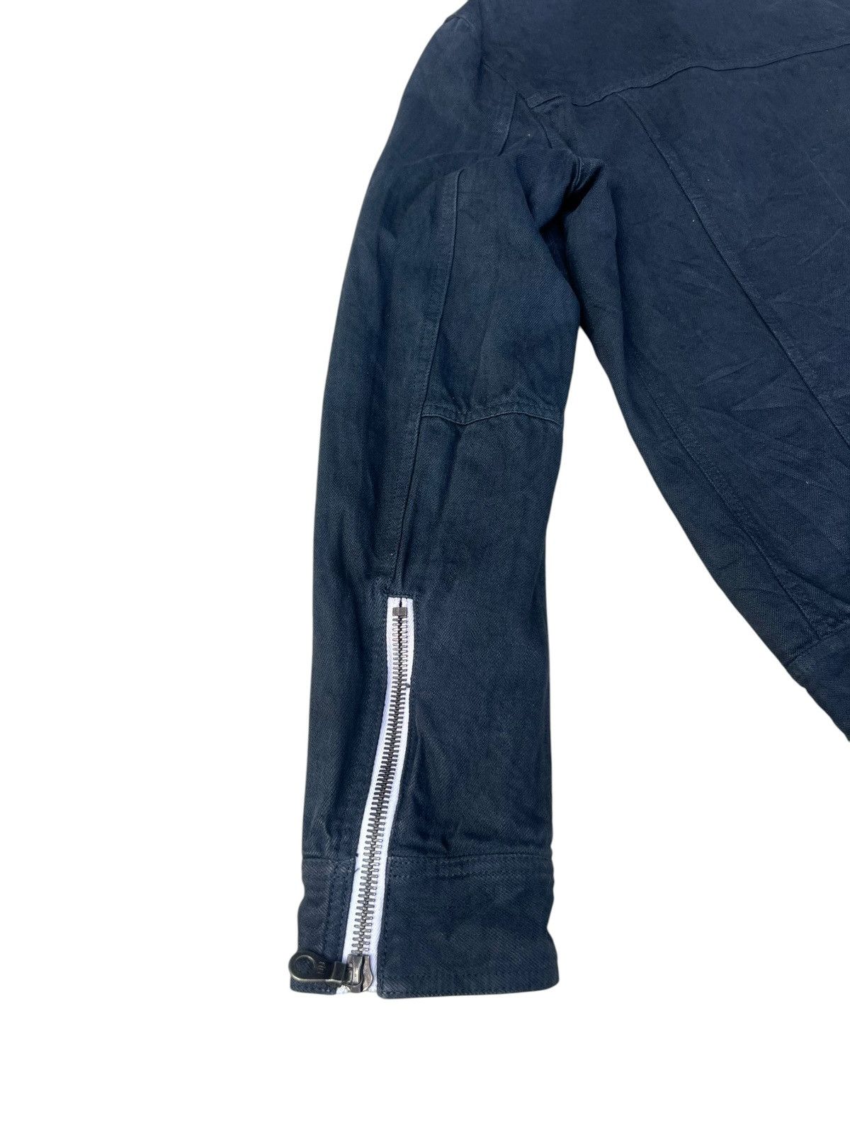 Japanese Brand PARANOID Japan RiRi Zip Quilted Lined Trucker Denim Jacket Size US M / EU 48-50 / 2 - 20 Thumbnail