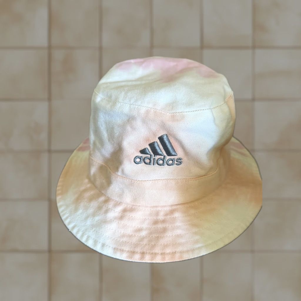 Adidas Adidas Bucket Hat Cap Womens OSFM Tie Dye Color Wash Blue Purple Aeroready EUC Size ONE SIZE - 1 Thumbnail