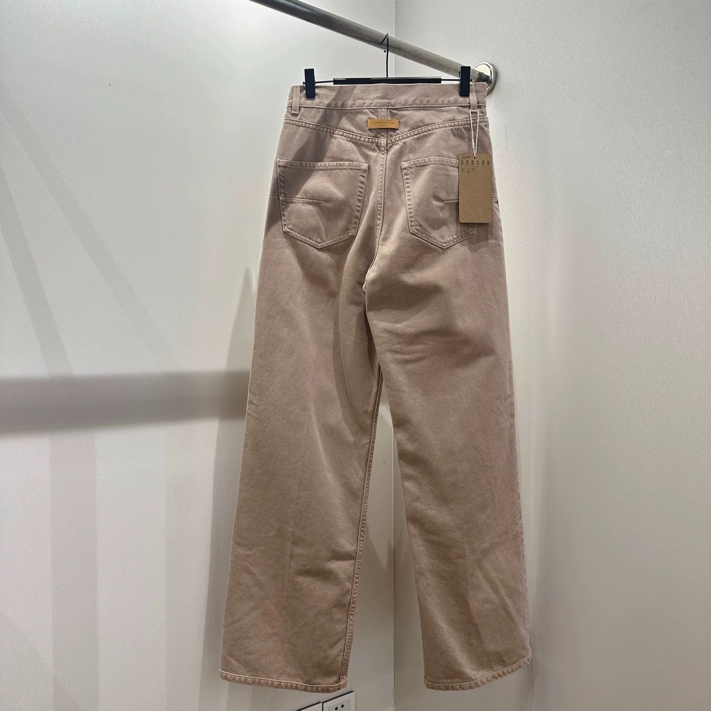 Christian Dior Monsieur Christian Dior feb431 Rose Pink Logo Jeans 34 Size 25" / US 0 / IT 36 - 1 Thumbnail