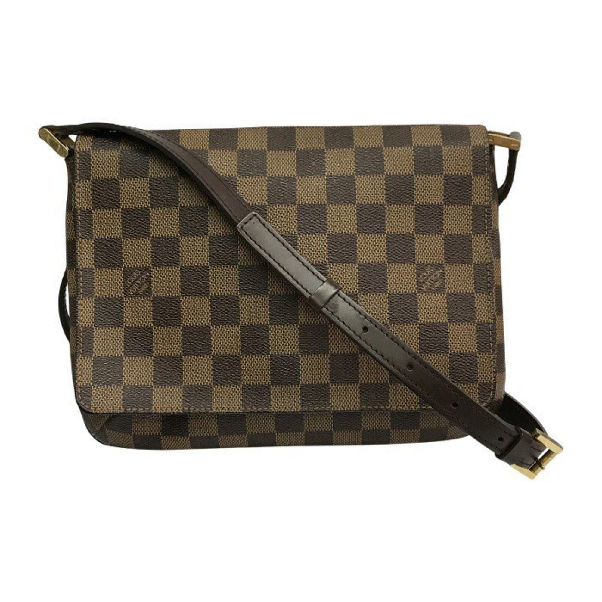 LOUIS VUITTON Damier Musette Tango Shoulder Bag Women's Brown N51255 T1