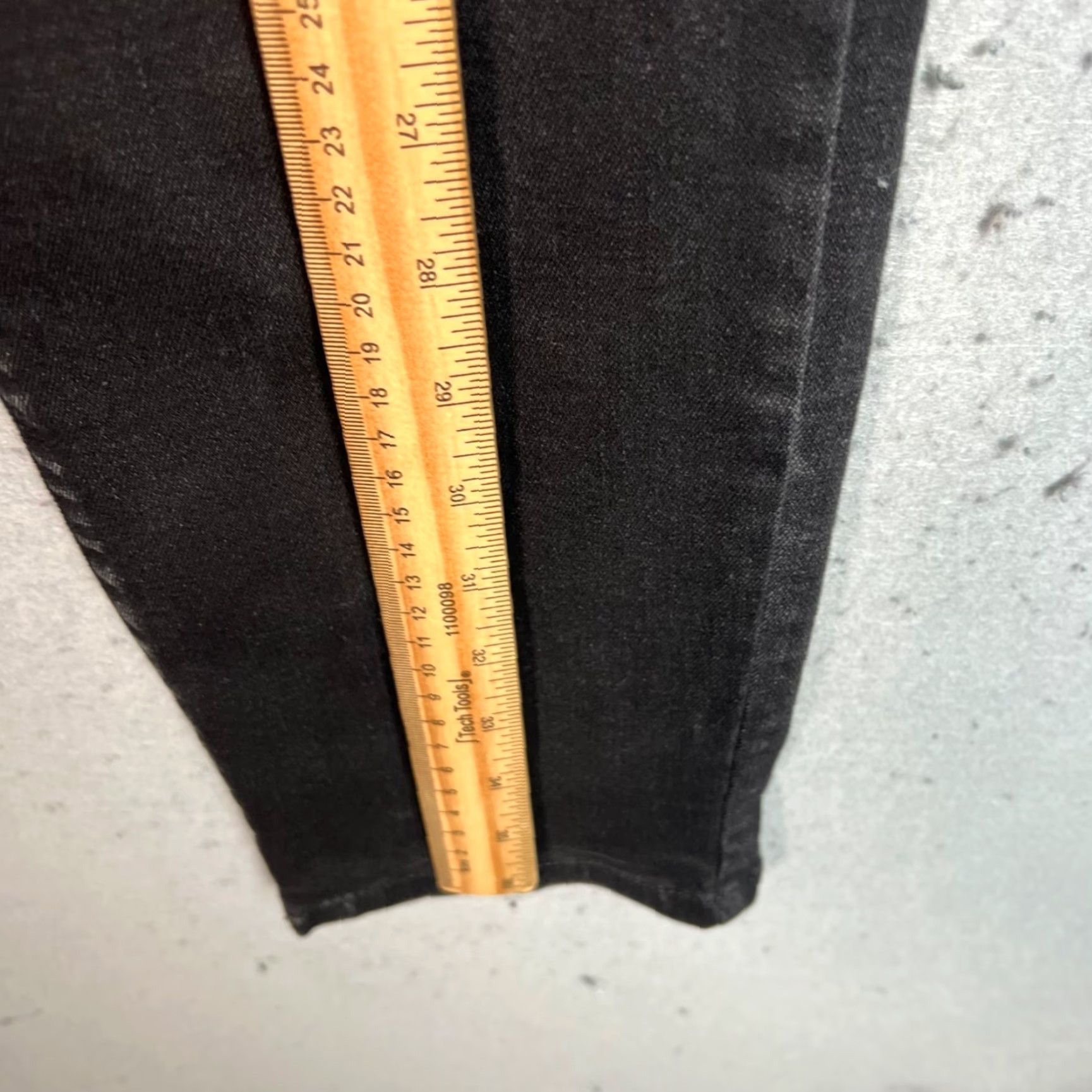Everlane Everlane Skinny Jeans Womens Size 28 Black Cotton Blend Denim Stretch 5-Pocket Regular Size 28" / US 6 / IT 42 - 6 Thumbnail