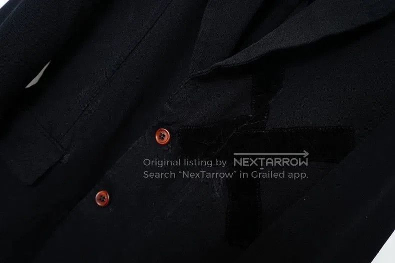Comme des Garcons Comme des Garçons Embroidered Polyester Blazer. Size US XS / EU 42 / 0 - 6 Thumbnail