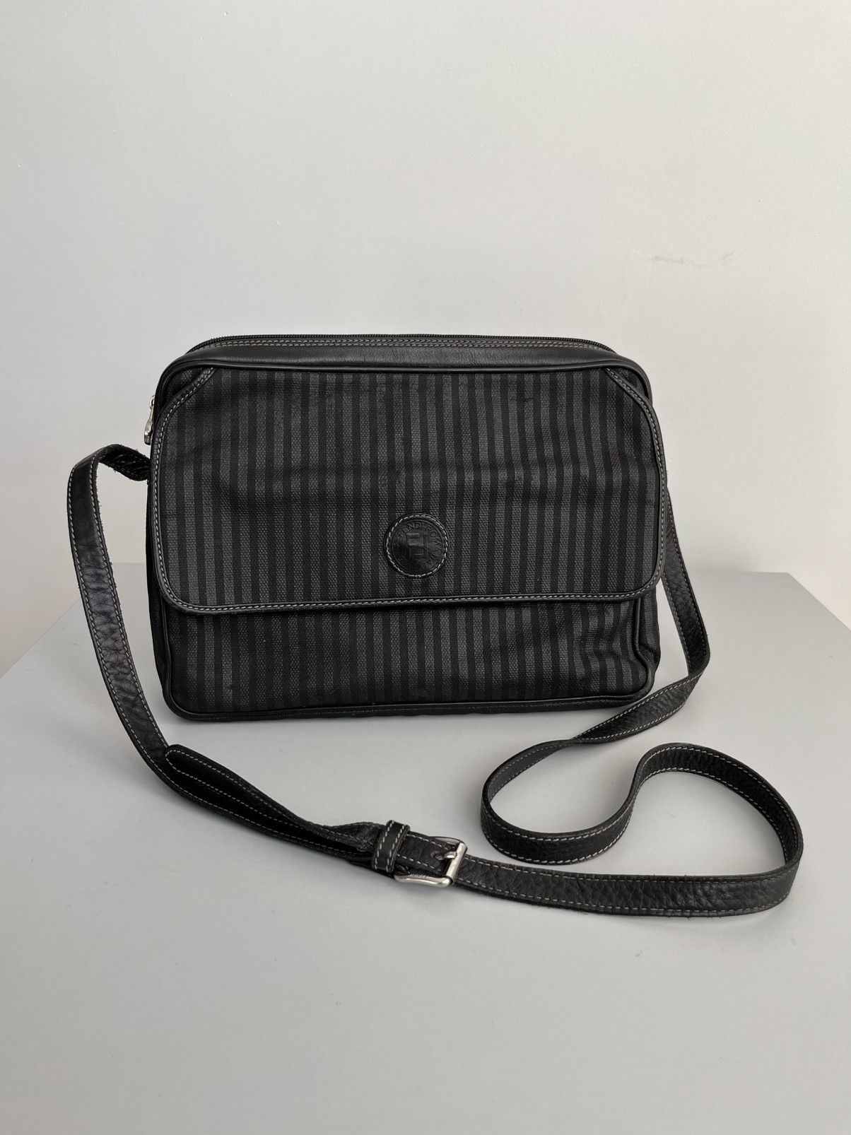 Fendi Vintage Fendi 90s striped crossbody bag Size ONE SIZE - 1 Thumbnail