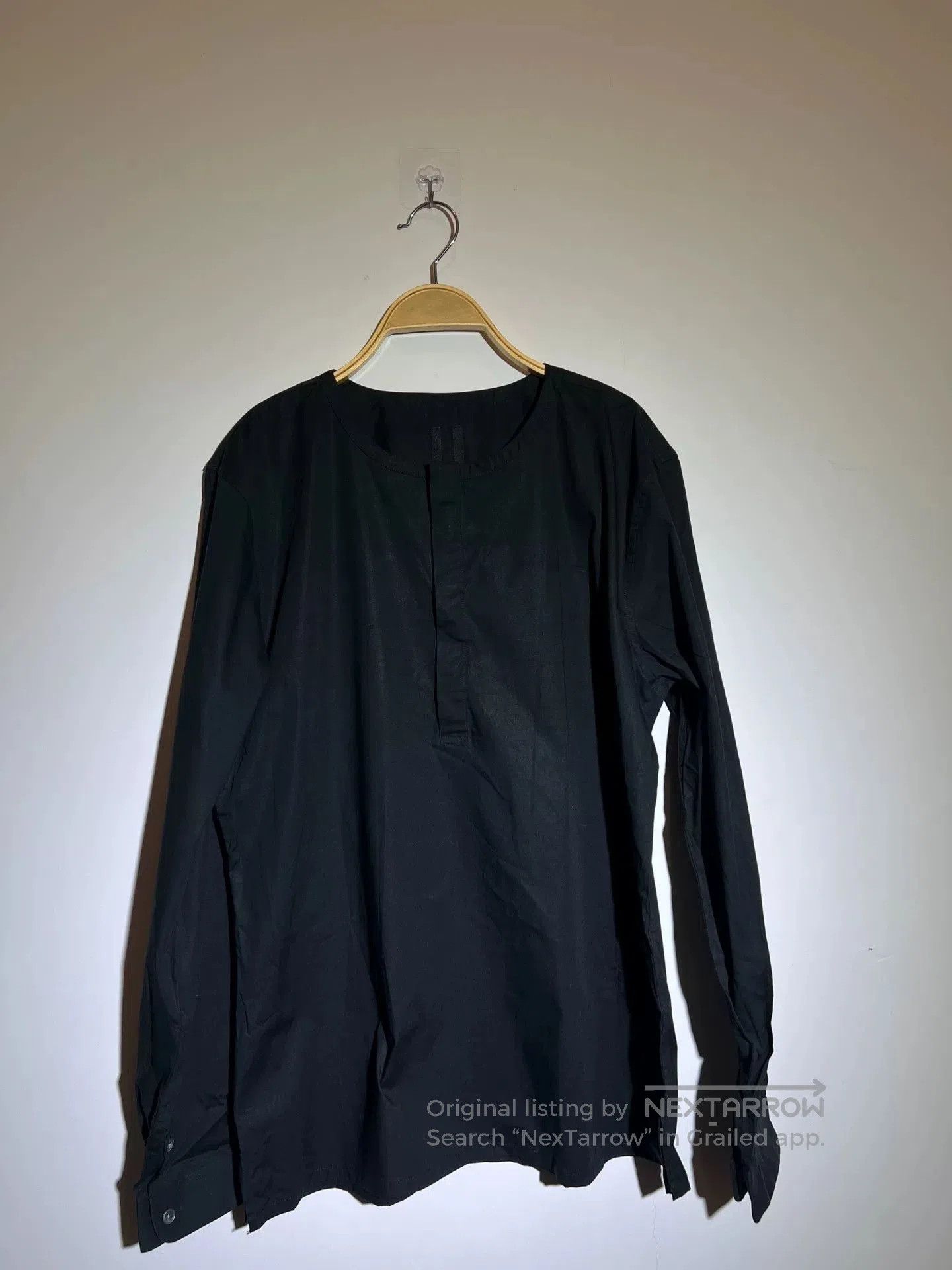 Rick Owens Rick Owens Black Crew Neck Top. Size US L / EU 52-54 / 3 - 1 Thumbnail