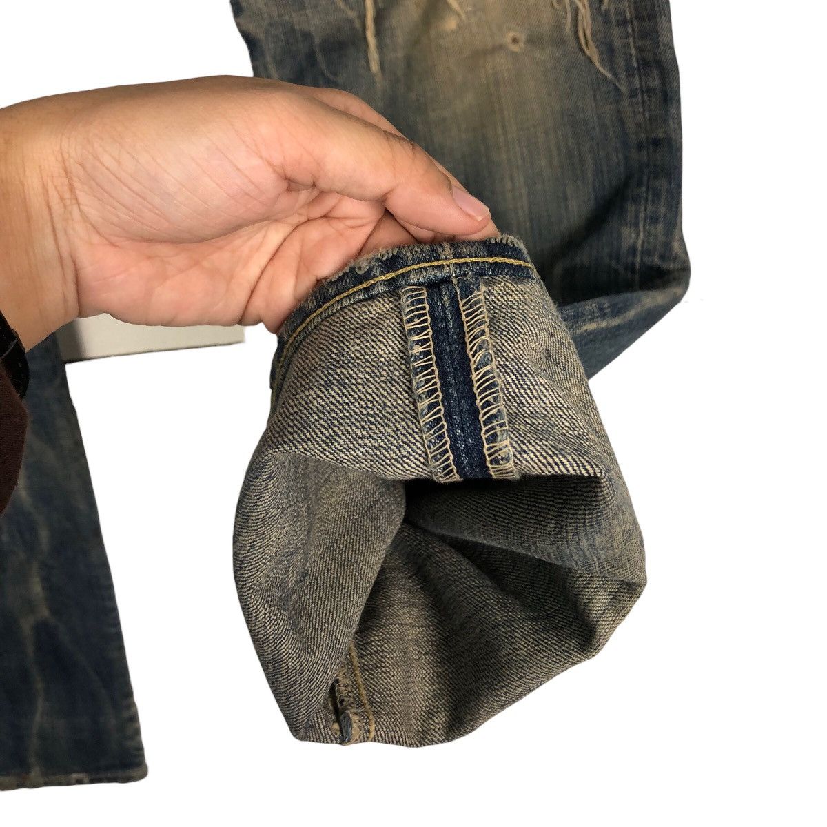 Japanese Brand 🔥VINTAGE SELVEDGES DENIM JEANS DOMINGO LTD CO JAPAN MADE Size US 34 / EU 50 - 15 Thumbnail