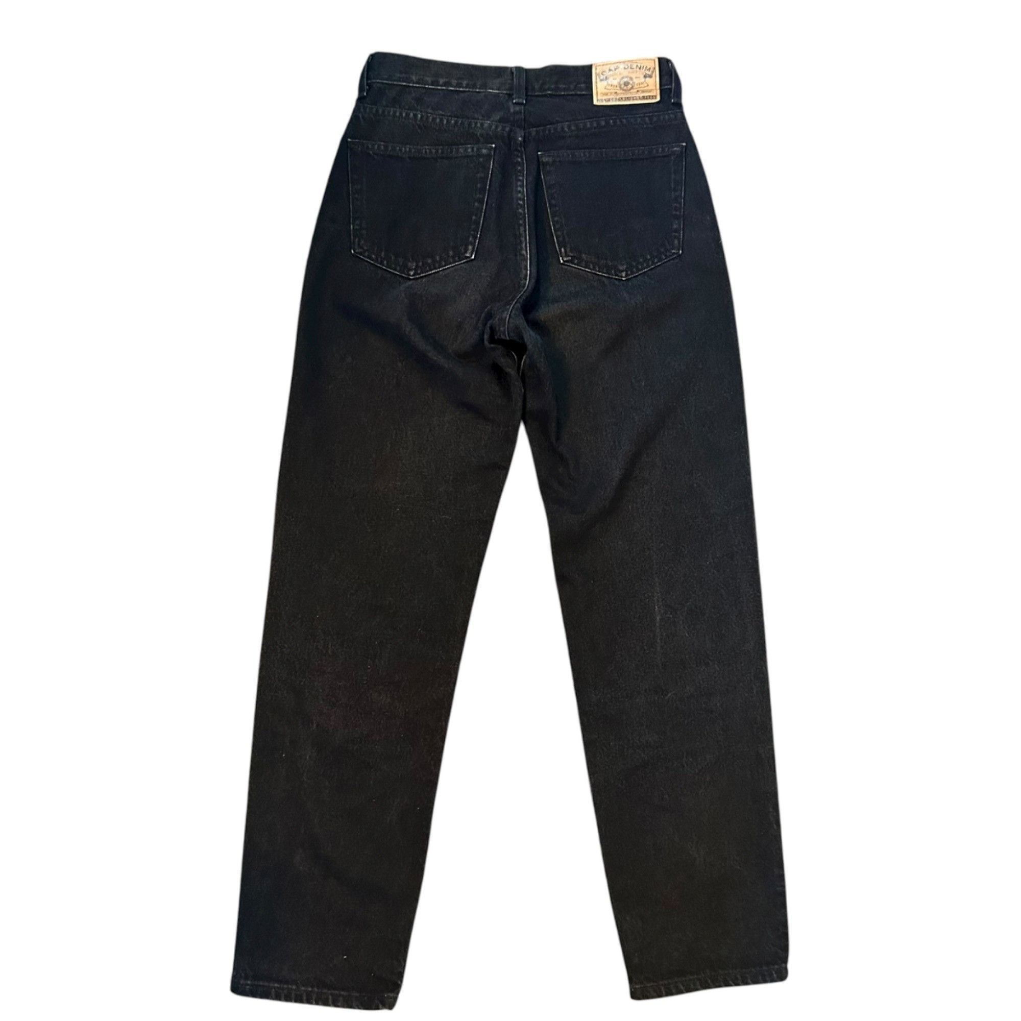 Gap Vintage Gap Black Denim Straight Leg Relaxed 90's Jeans Size US 29 - 8 Thumbnail