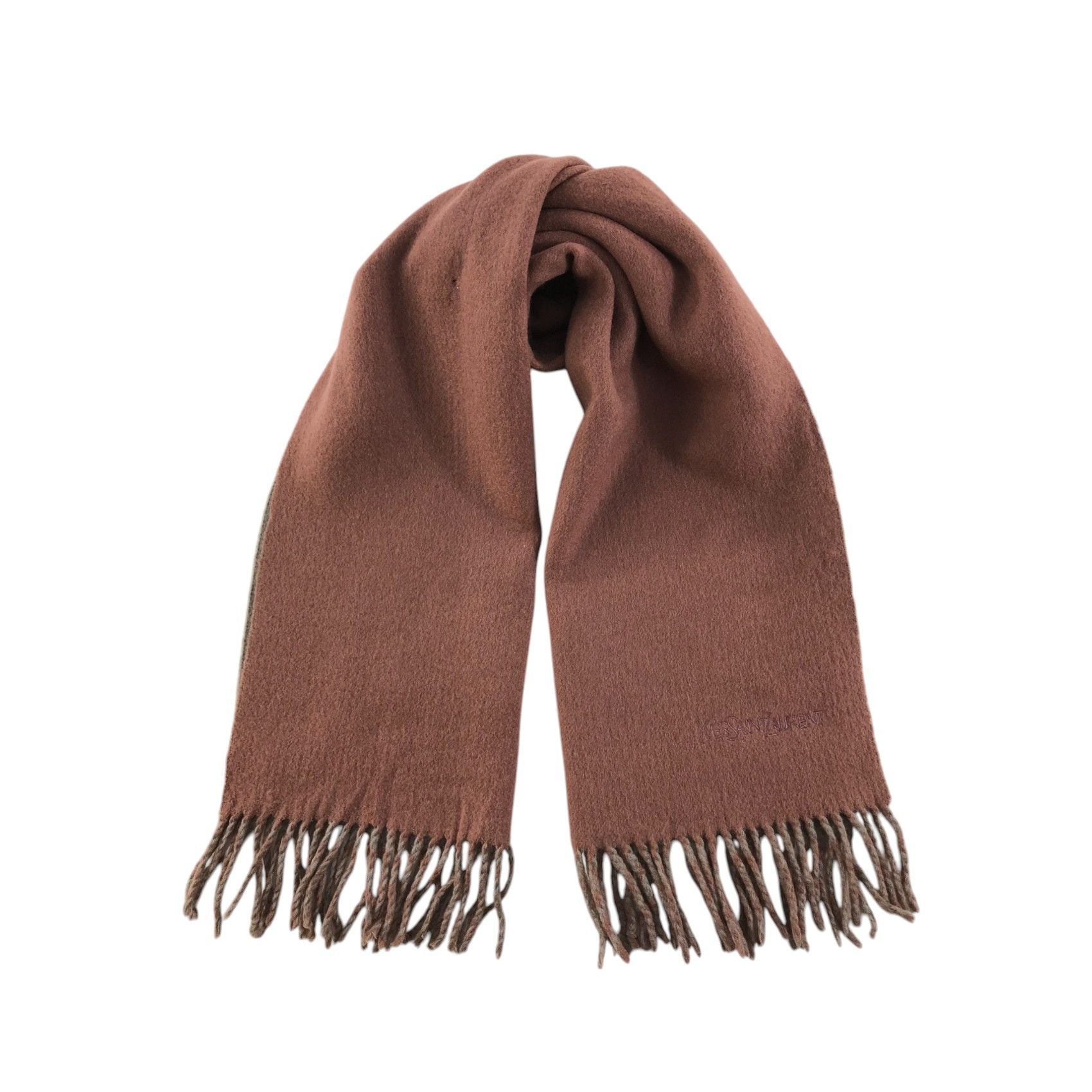 Vintage × Yves Saint Laurent Yves Saint Laurent Scarf / Muffler / Neckwear -WW2485 Size ONE SIZE - 1 Thumbnail