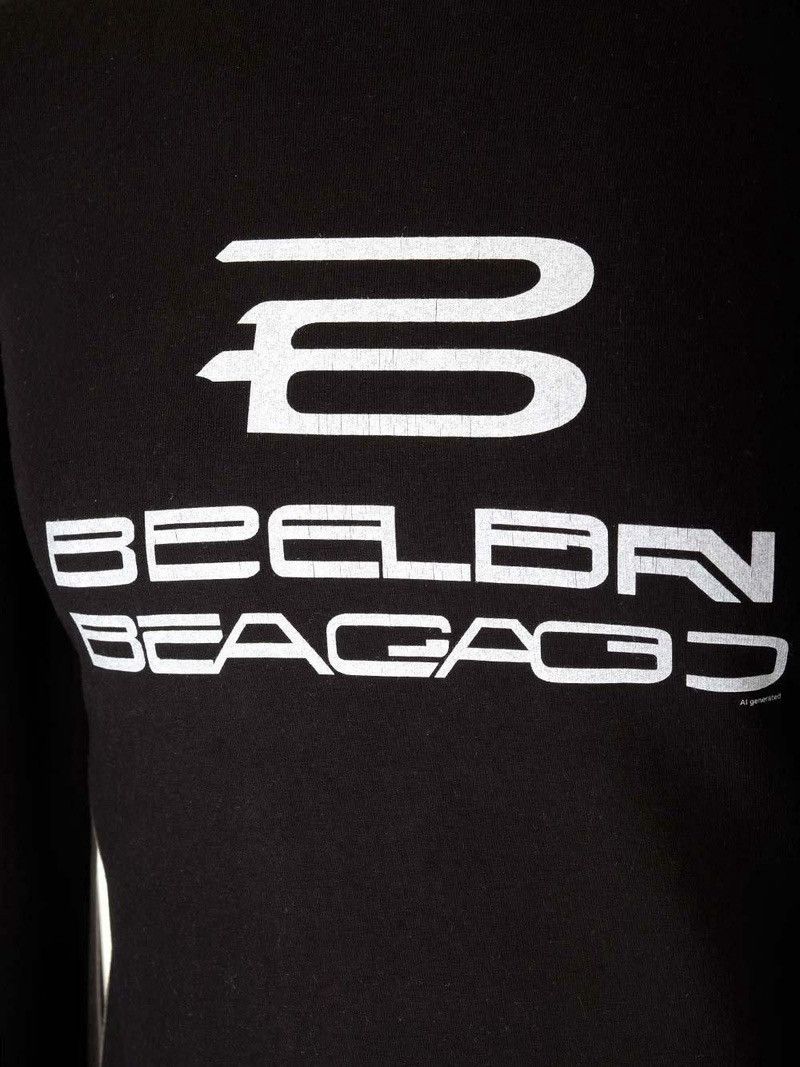 Balenciaga NEW Balenciaga Black Logo Distressed Women’s Hoodie Size S Size S / US 4 / IT 40 - 4 Thumbnail