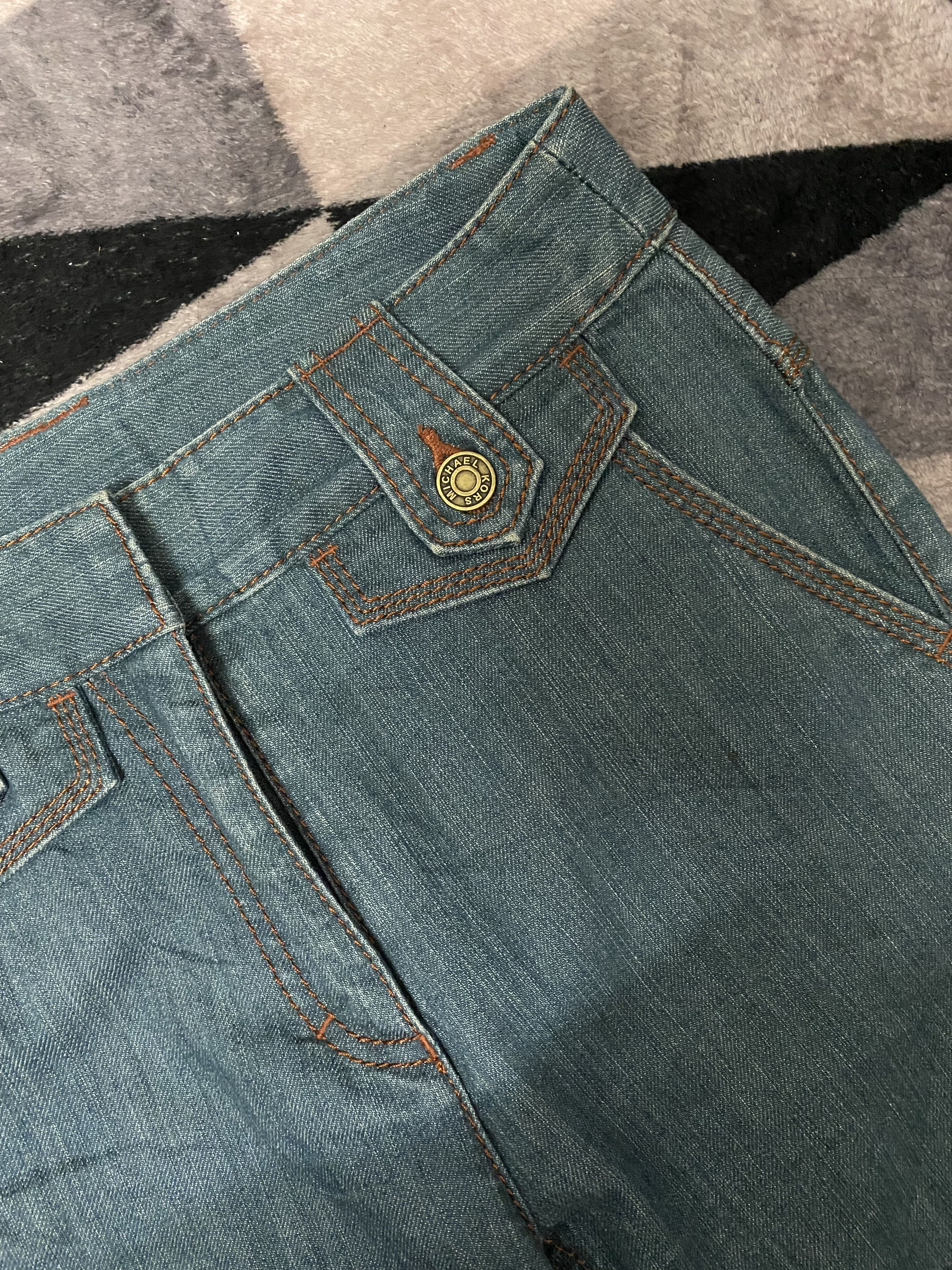 Michael Kors Michael Kors Onward Kashiyama Flared Denim Pants Size 2 Size 28" / US 6 / IT 42 - 11 Thumbnail
