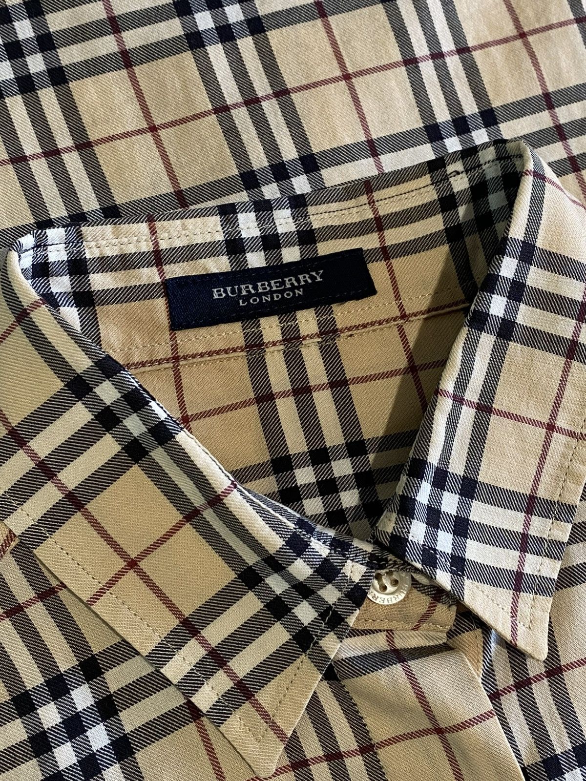 Burberry Vintage Burberry London Nova Check All Over Print Rare Shirt Size M / US 6-8 / IT 42-44 - 11 Thumbnail