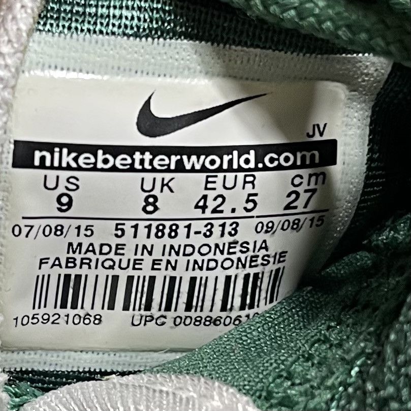 Nike Nike Roshe 1 Running Shoes Mens forest Green/White Sneakers Size US 9 / EU 42 - 6 Thumbnail