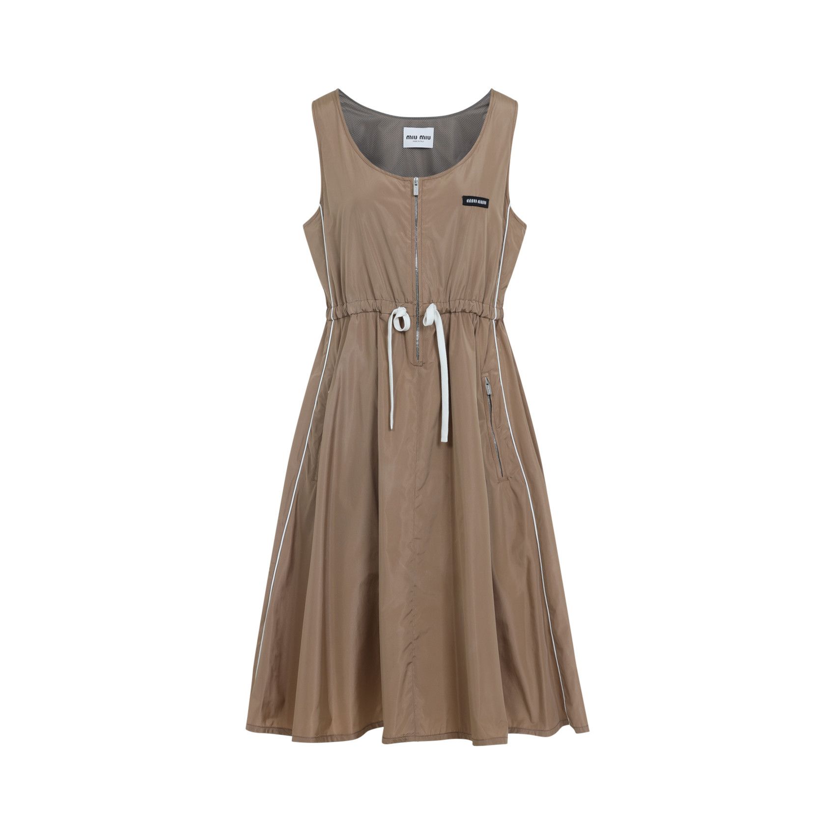 Miu Miu Miu Miu Mini Silk Dress Size M / US 6-8 / IT 42-44 - 1 Thumbnail