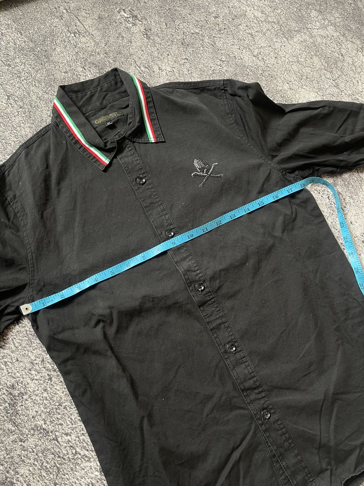 Japanese Brand Y2K Growth Skull ifsixwasnine button shirt Size US M / EU 48-50 / 2 - 9 Thumbnail