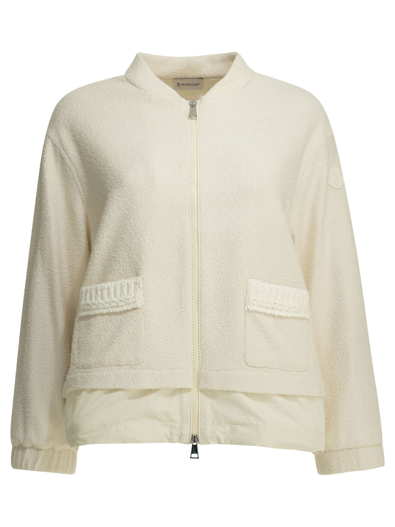 Moncler Moncler Cotton Bouclé Bomber Jacket tag size M Women - USA Duties Paid Size M / US 6-8 / IT 42-44 - 1 Thumbnail