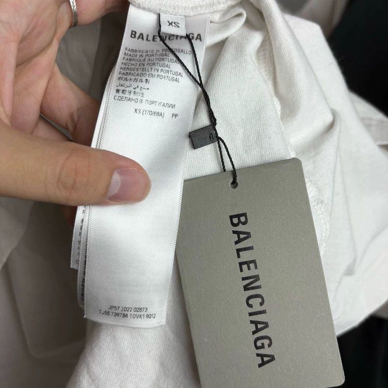 Balenciaga Balenciaga Logo letter pattern printed round neck cover Size US XS / EU 42 / 0 - 4 Thumbnail