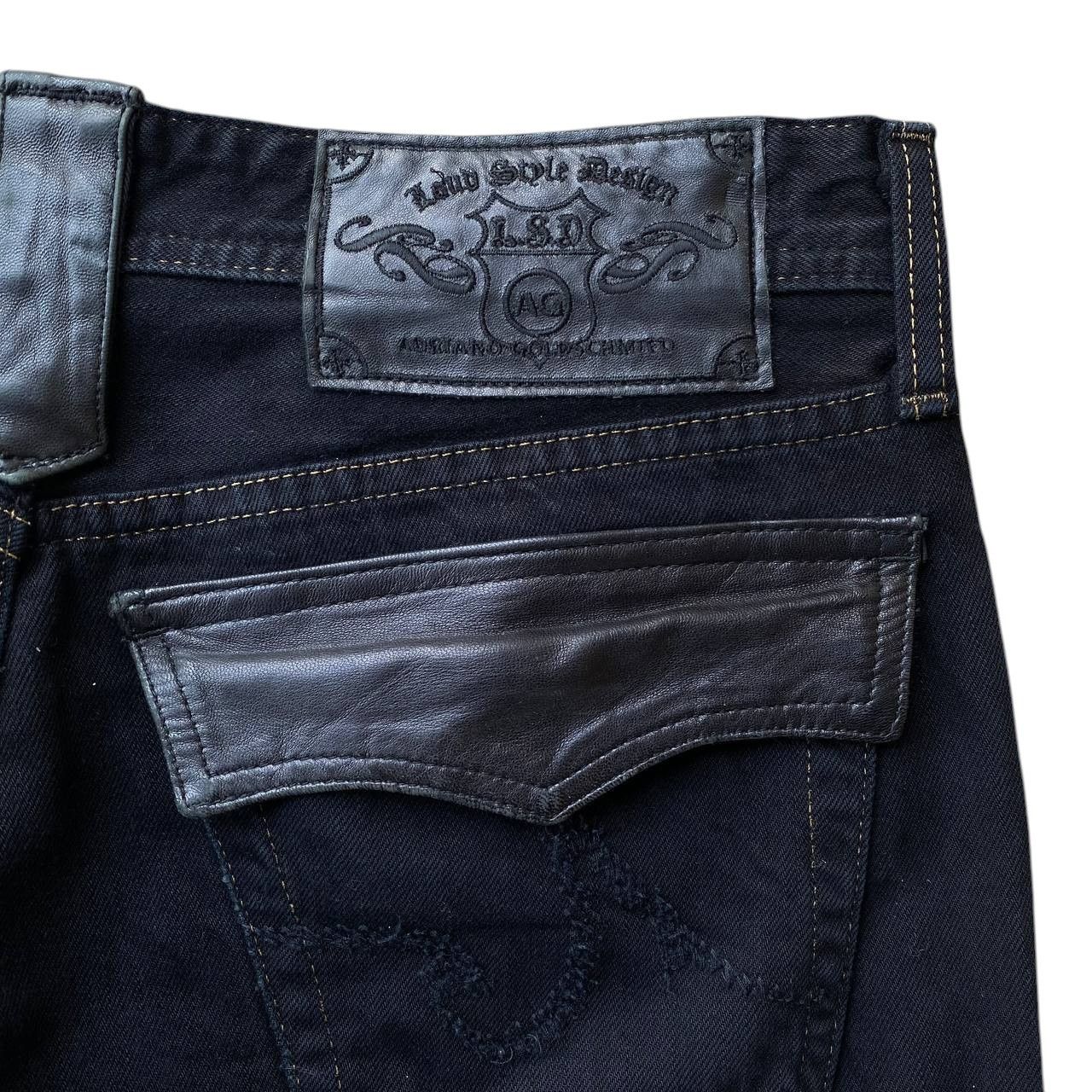 AG Adriano Goldschmied FLARE AG Adriano Goldschmied "The Fillmore" Leather Western Size US 29 - 8 Thumbnail