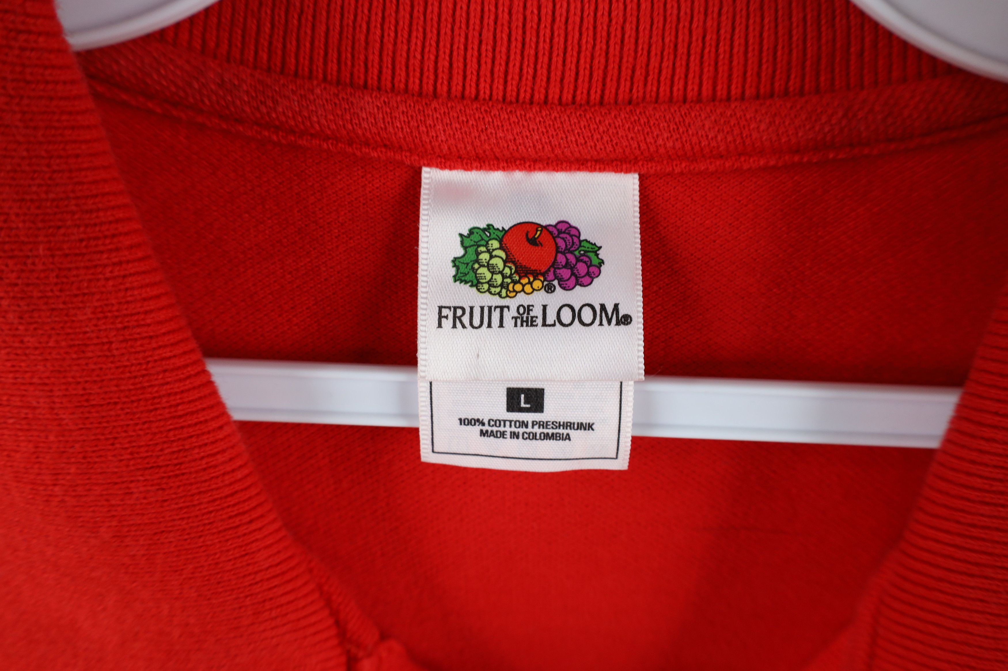 Vintage Vintage 90s Streetwear Long Sleeve Rugby Polo Shirt Red Size US L / EU 52-54 / 3 - 7 Thumbnail
