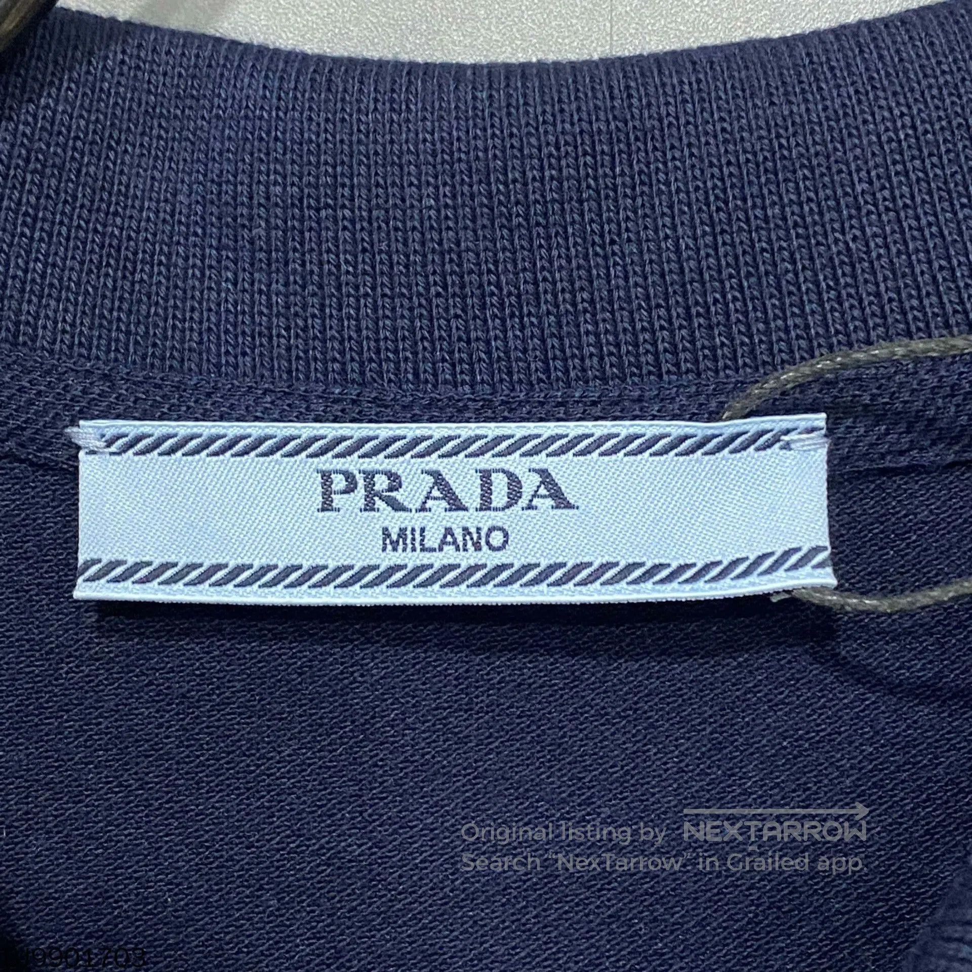 Prada Prada SS23 Dark Blue Long Polo Dress. Size XS / US 0-2 / IT 36-38 - 4 Thumbnail