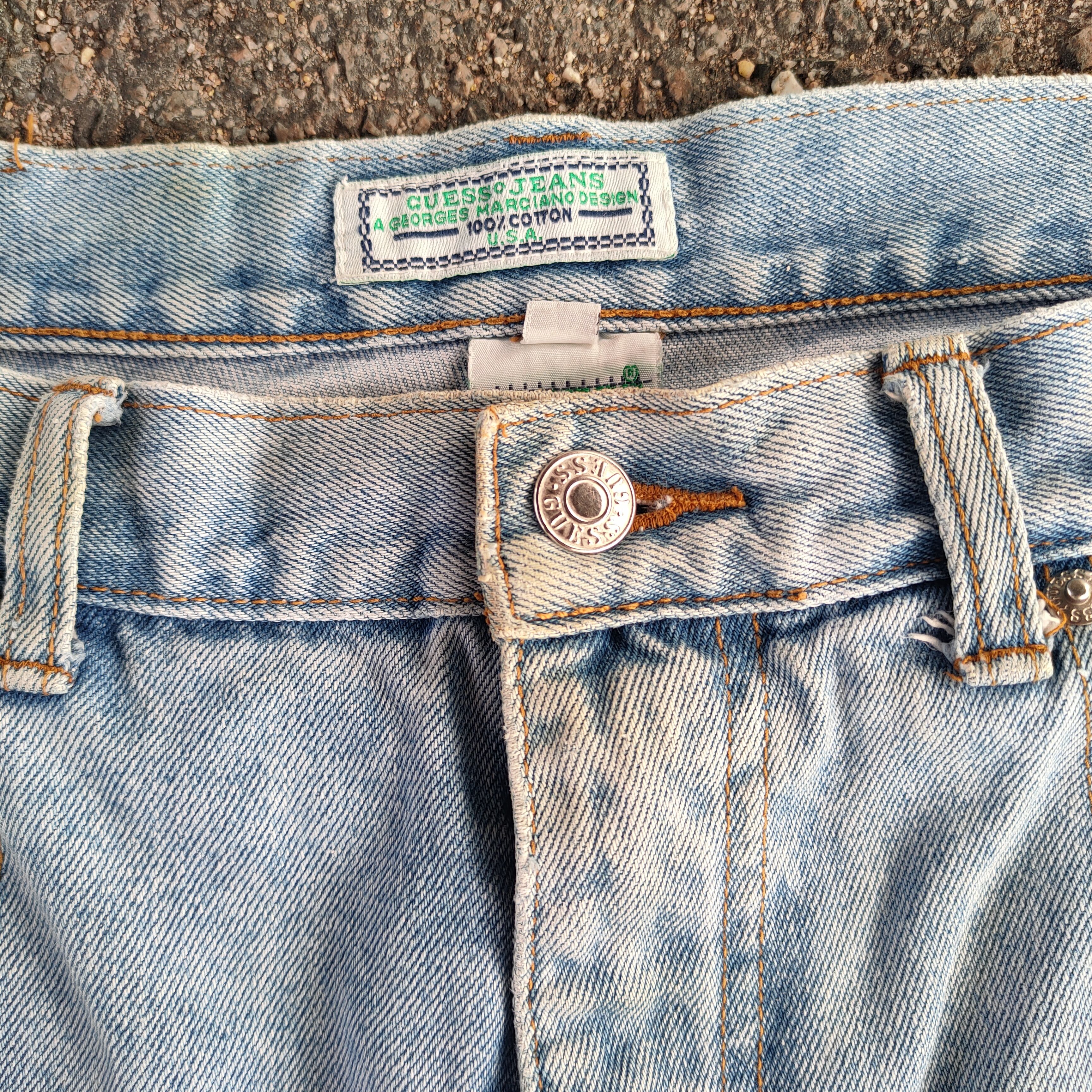 Guess VINTAGE GUESS USA FADED BLUE JEANS DENIM PANTS Size US 36 / EU 52 - 6 Thumbnail