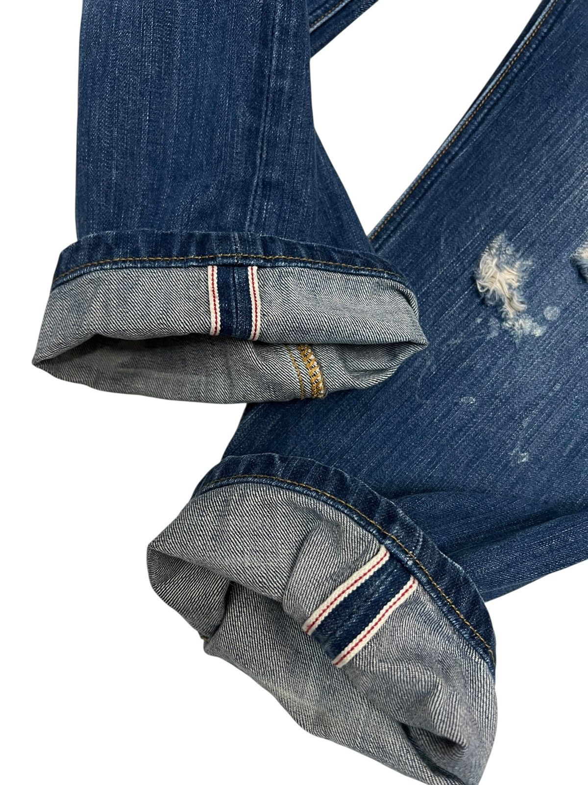 A.P.C. Vintage A.P.C Clawmark Selvedge Distressed Denim Jean Size US 34 / EU 50 - 8 Thumbnail
