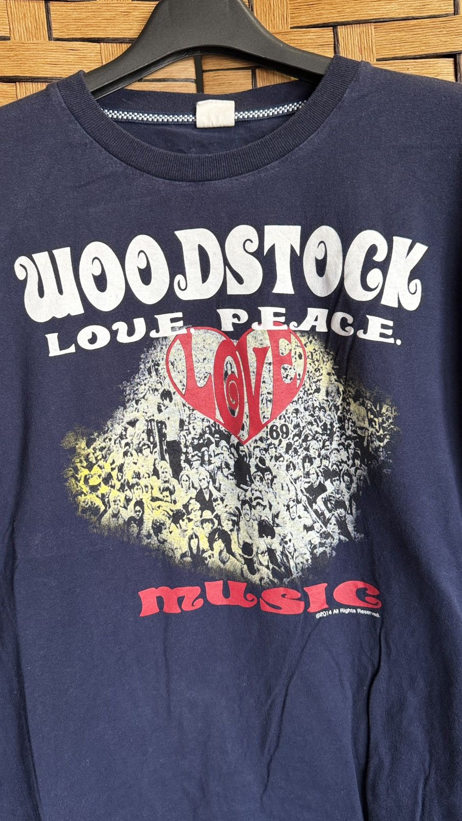 Band Tees Vintage 2014 Woodstock Love Peace Music Tshirt Size US XL / EU 56 / 4 - 2 Thumbnail