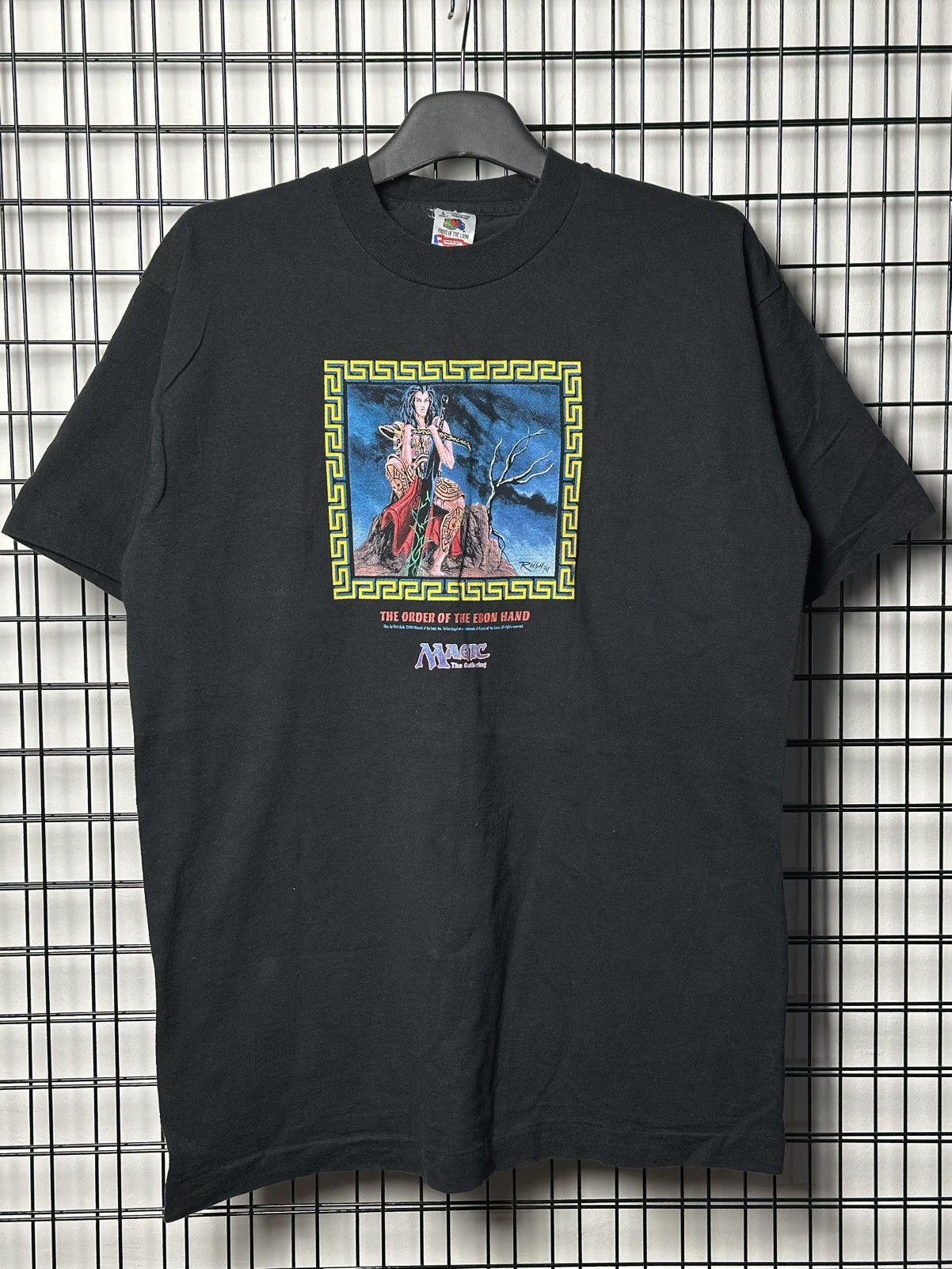 Vintage vintage 1994 Magic: The Gathering "Order of the Ebon Hand" Size US L / EU 52-54 / 3 - 1 Thumbnail