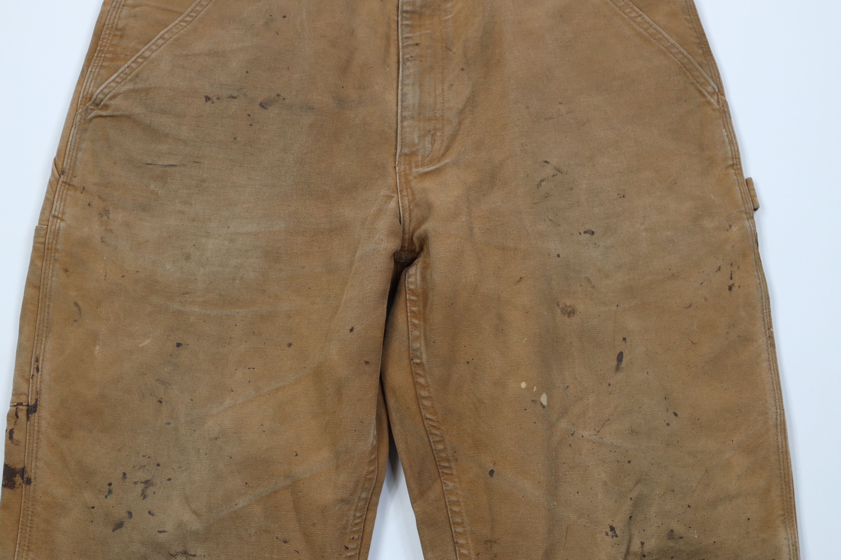 Carhartt Vintage Y2K Carhartt Wide Leg Canvas Dungaree Pants Duck Size US 36 / EU 52 - 3 Thumbnail