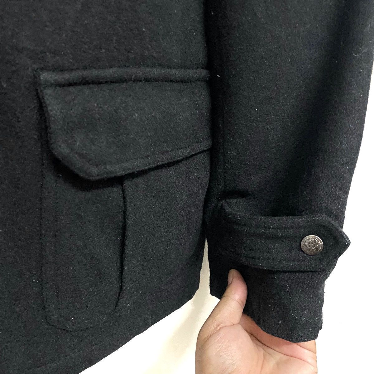 Von Dutch Rare Von Dutch Wool Jacket Zipper x Snap Button Hoodie Size US M / EU 48-50 / 2 - 4 Thumbnail