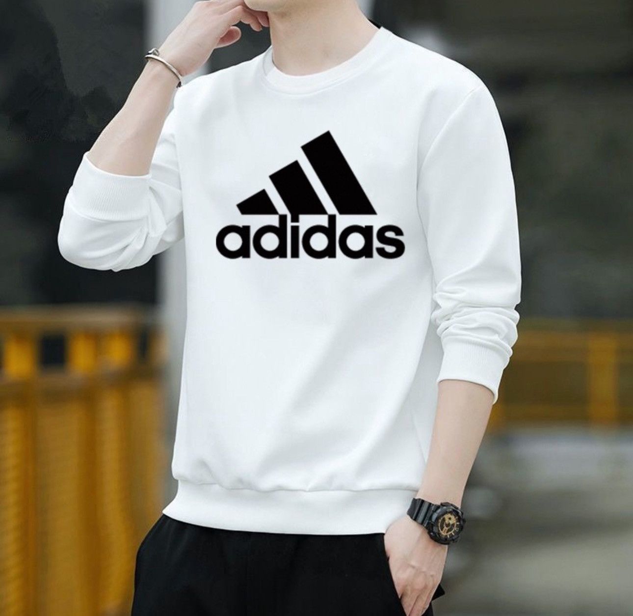 Adidas Adidas unisex pullover jumper sweatshirt Size US M / EU 48-50 / 2 - 1 Thumbnail