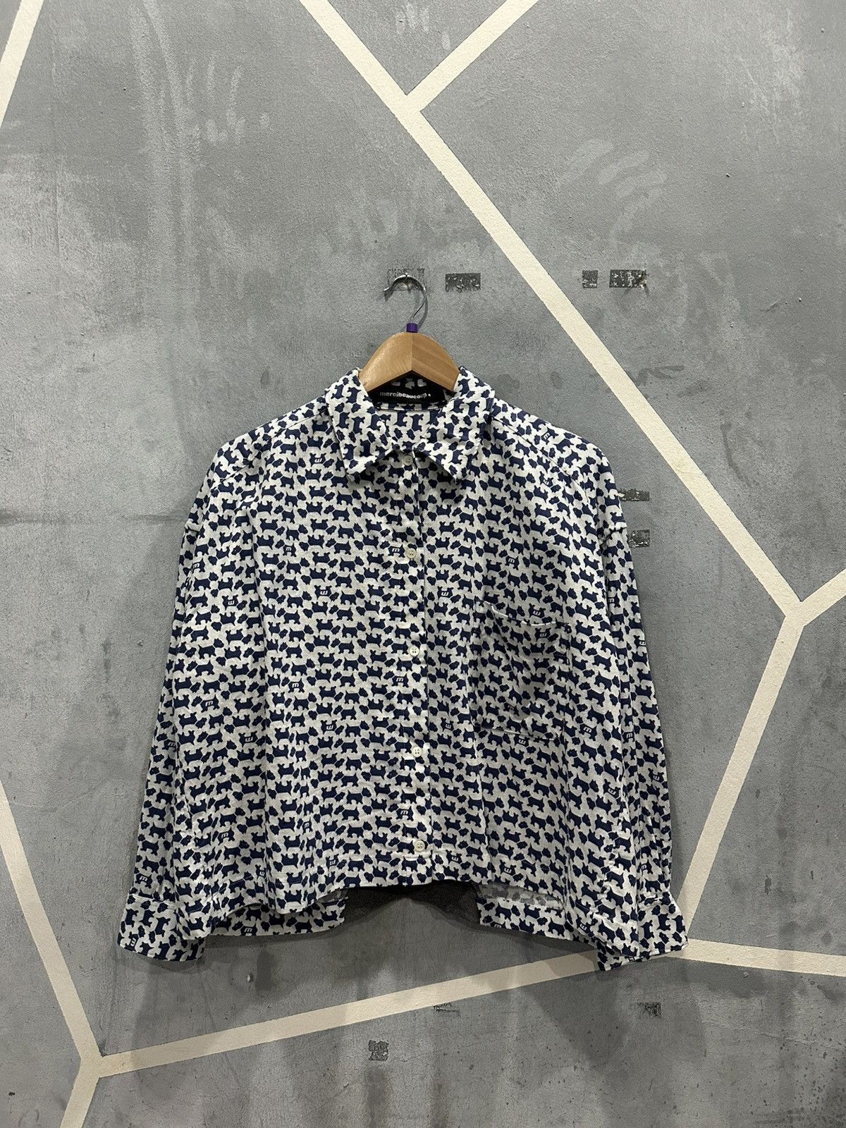 mercibeaucoup Mercibeaucoup Crop Button Ups Shirt Size L / US 10 / IT 46 - 1 Thumbnail