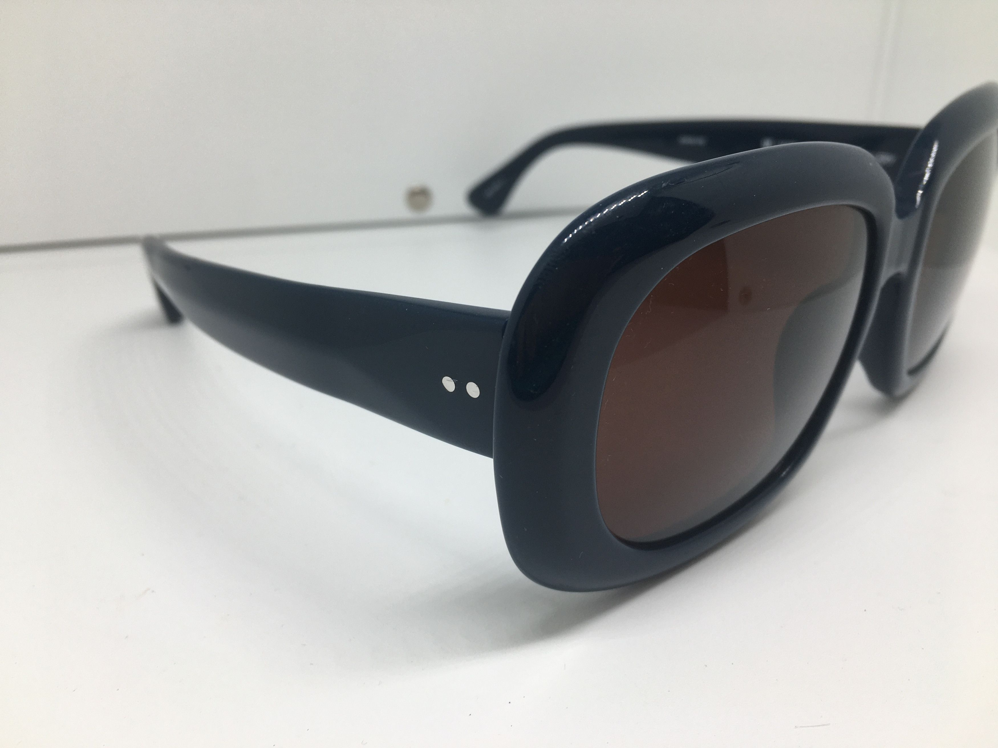 Dries Van Noten Dries Van Noten DVN75/9 Navy Blue Sunglasses Frame Size ONE SIZE - 2 Thumbnail