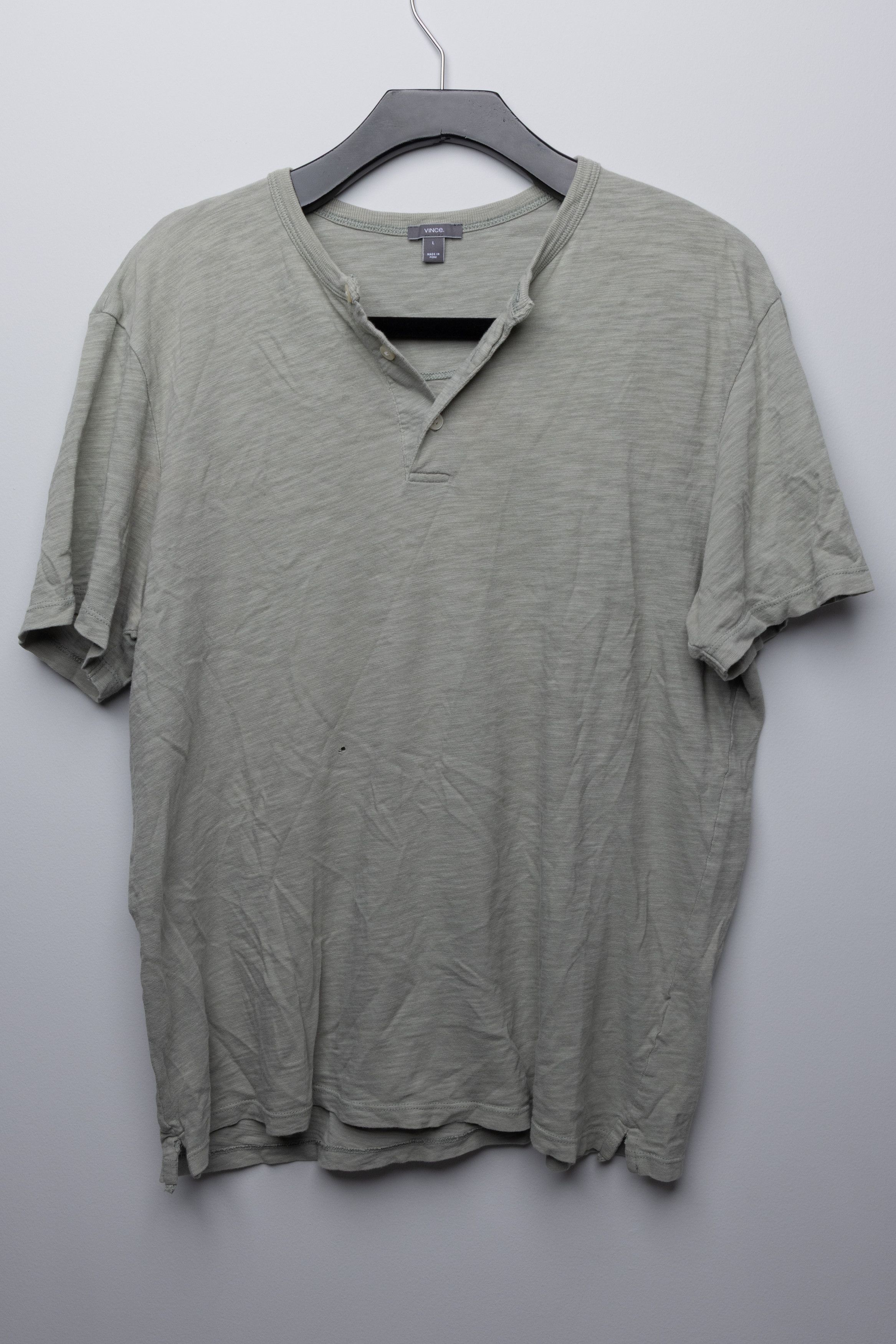Other Vince Grey Striped Shirt Size US M / EU 48-50 / 2 - 1 Thumbnail