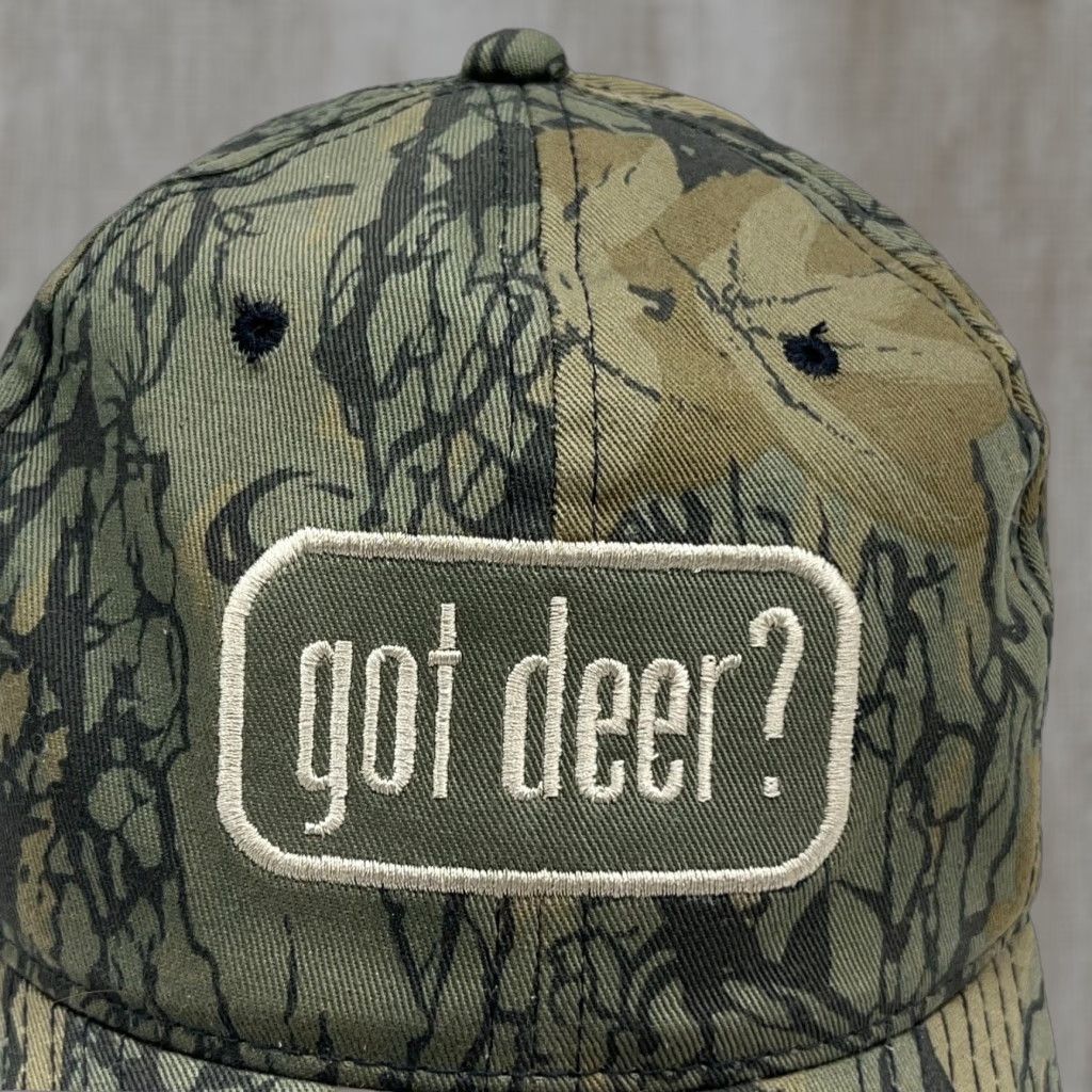Vintage Camo Hat Cap Snap Back Camo Brown Trebark Tee Dad Baseball Deer Hunting VTG Y2K Size ONE SIZE - 1 Thumbnail
