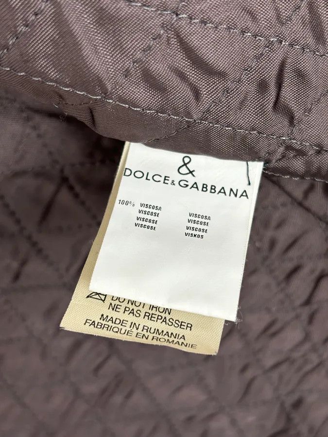 Dolce & Gabbana 1990s Dolce & Gabbana Avant-Garde Grey Moto Leather Jacket Size US L / EU 52-54 / 3 - 12 Thumbnail