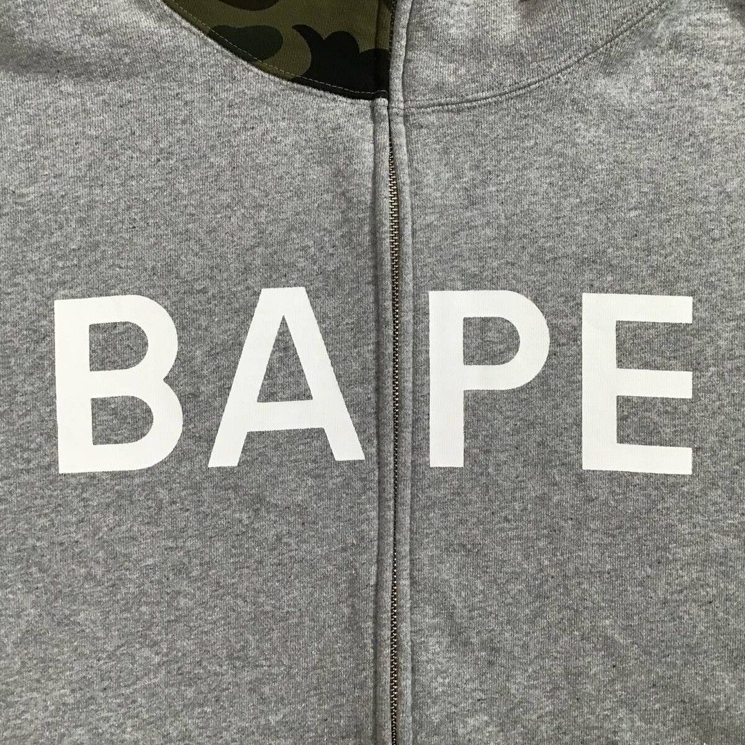 Bape BAPE logo shark full zip hoodie a bathing ape BAPE CAMO Size US L / EU 52-54 / 3 - 2 Thumbnail