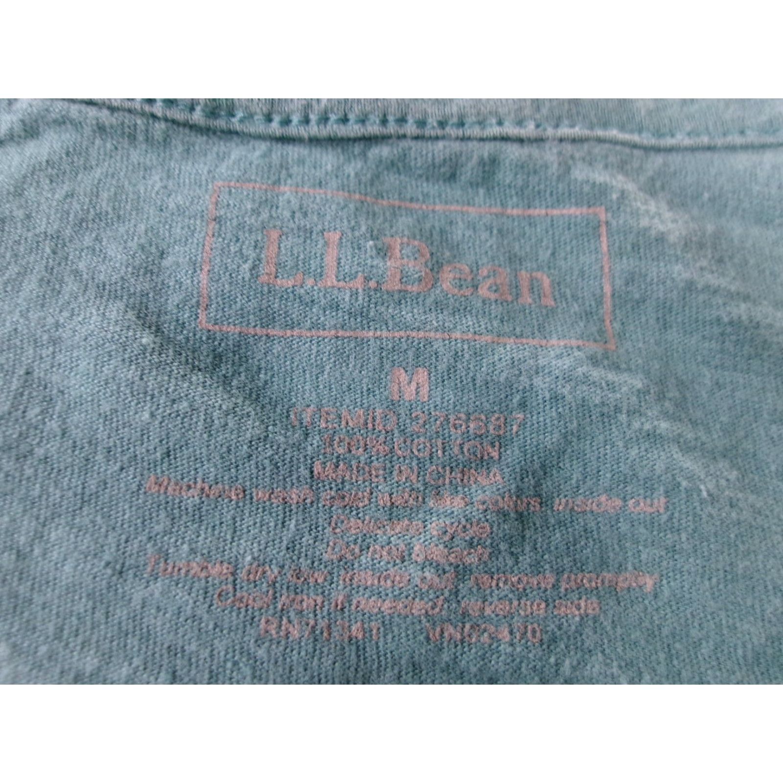 Vintage L.L. Bean Women’s Medium Blue Cap Sleeve Embroidered Popover Blouse - Classic Casual Outdoor Size M / US 6-8 / IT 42-44 - 6 Thumbnail