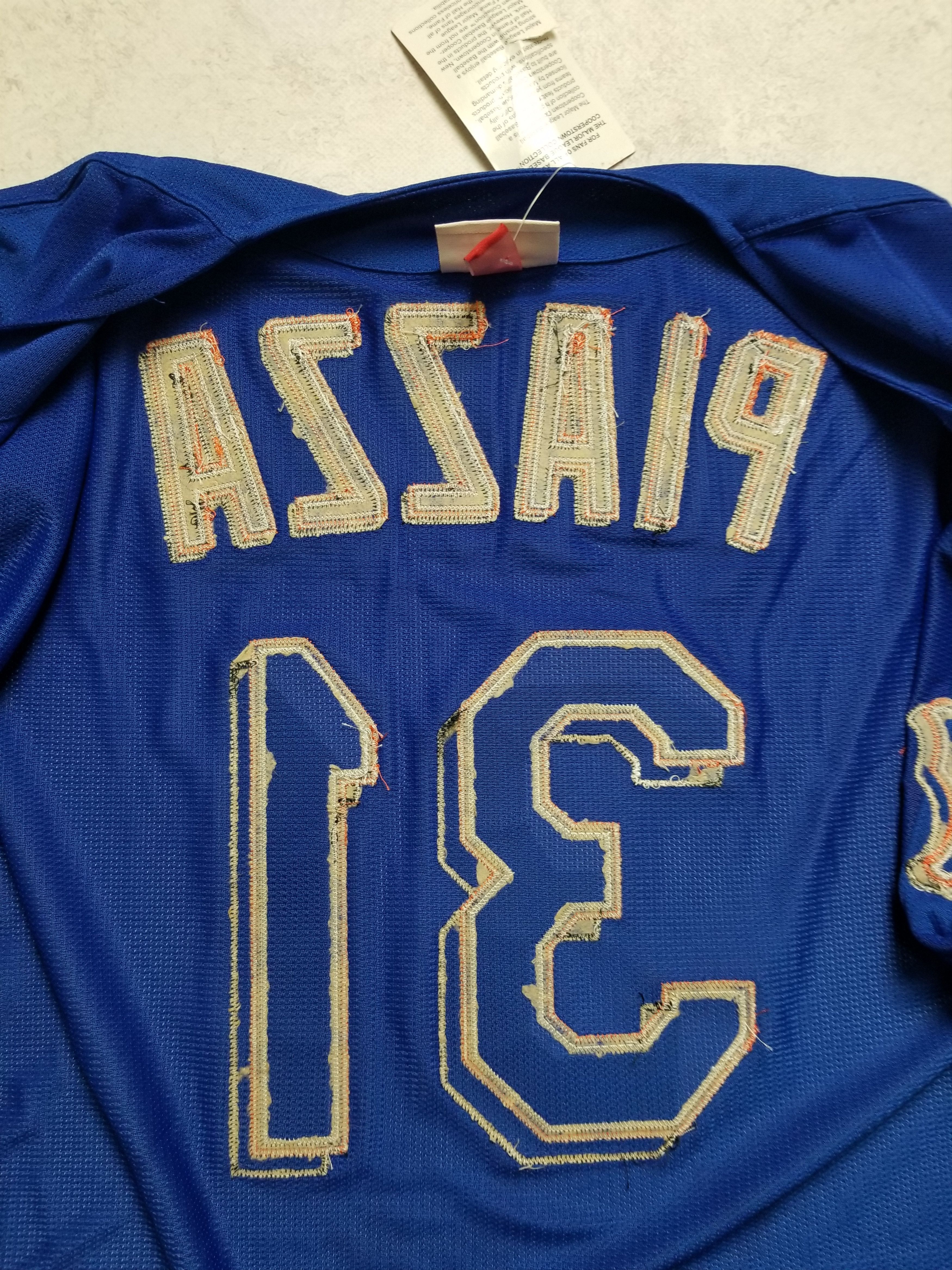 Mitchell & Ness Authentic Mike Piazza New York Mets 1999 Button Jersey Size US M / EU 48-50 / 2 - 2 Thumbnail